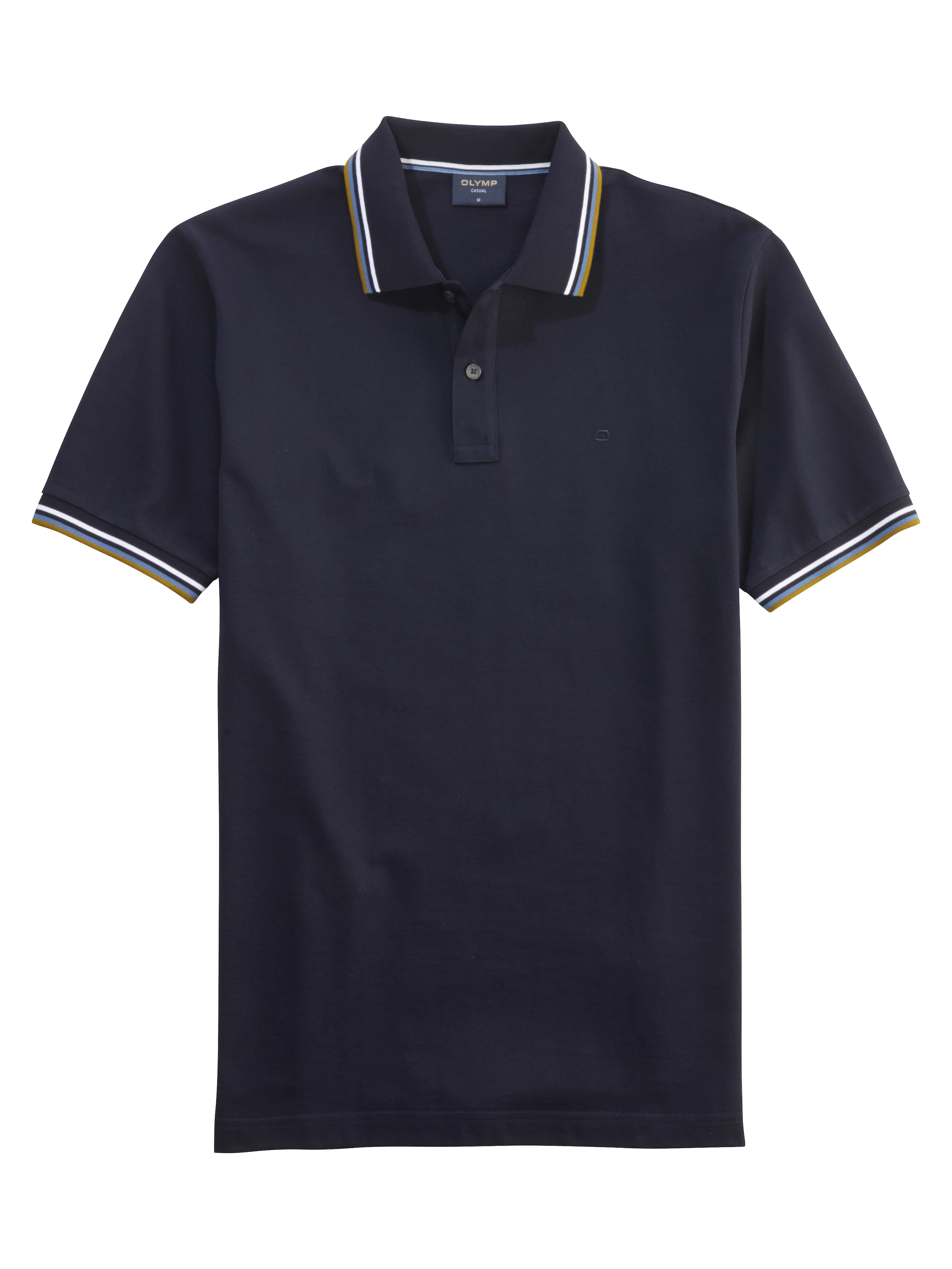 OLYMP Poloshirt »Casual«, farbliche Kontrast-Details