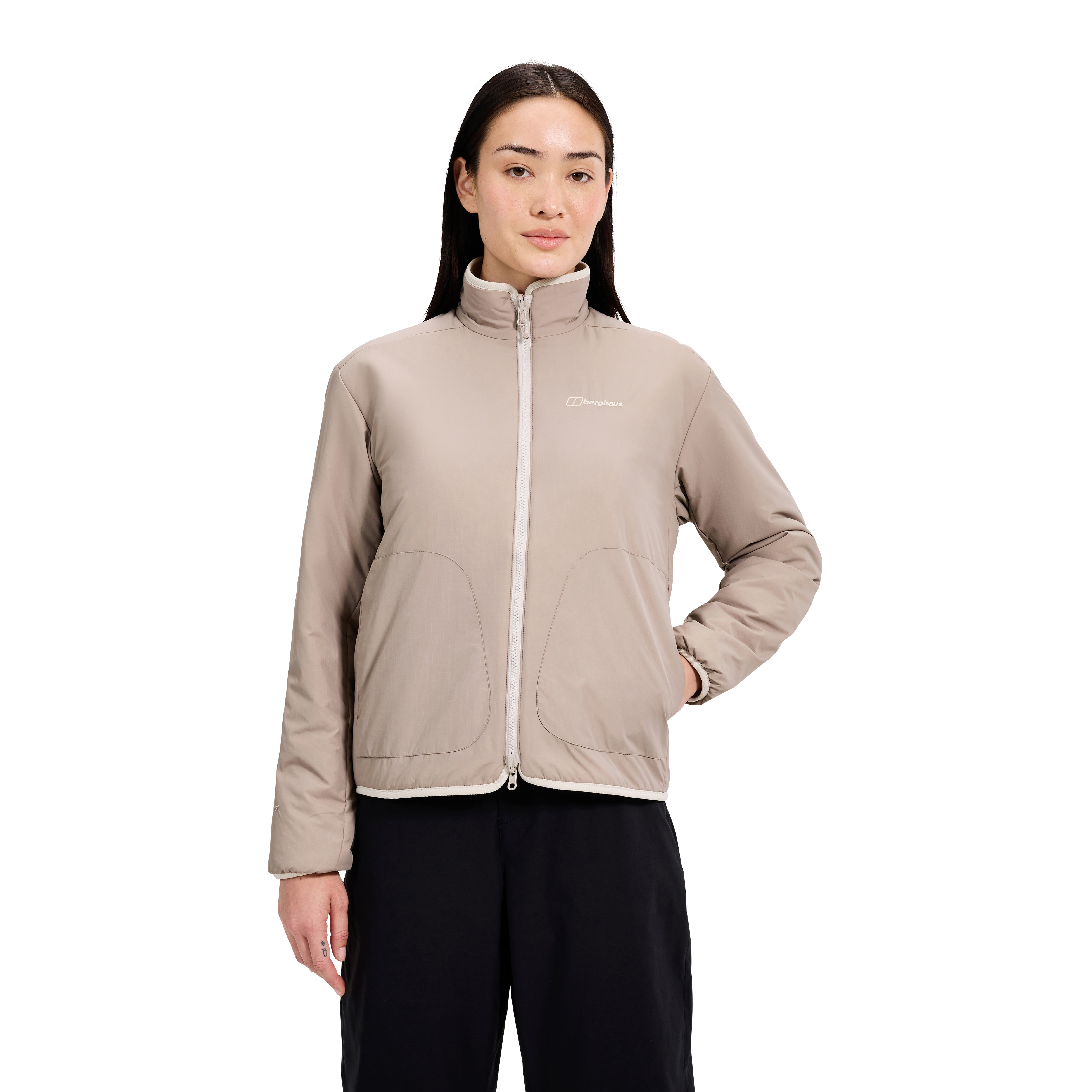 Berghaus Wendejacke "ASPERTON REVERSIBLE JACKET" Wendejacke, mit hochflorigem Fleece auf einer Seite