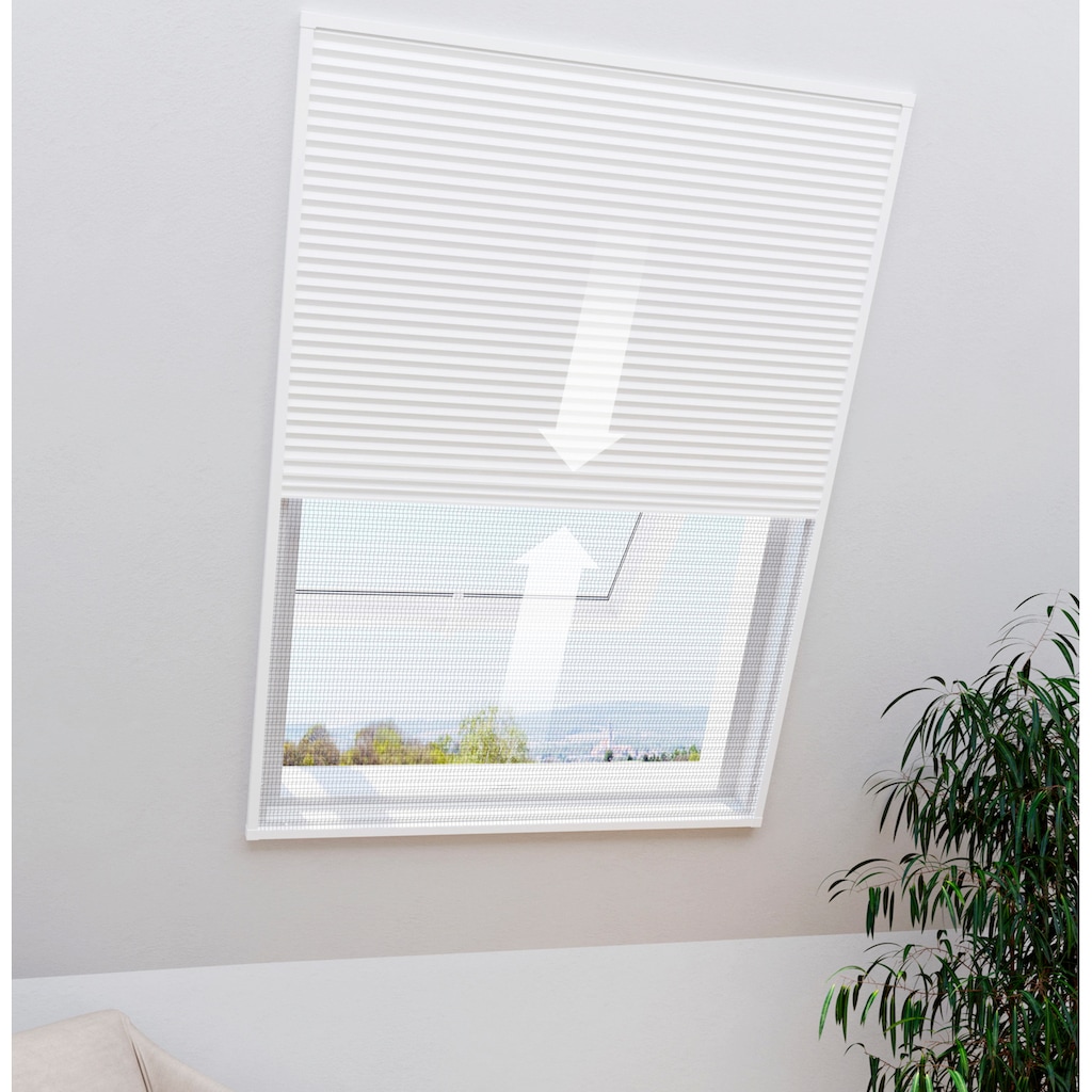 Windhager Insektenschutzrollo »für Dachfenster, 2in1 EXPERT«, transparent
