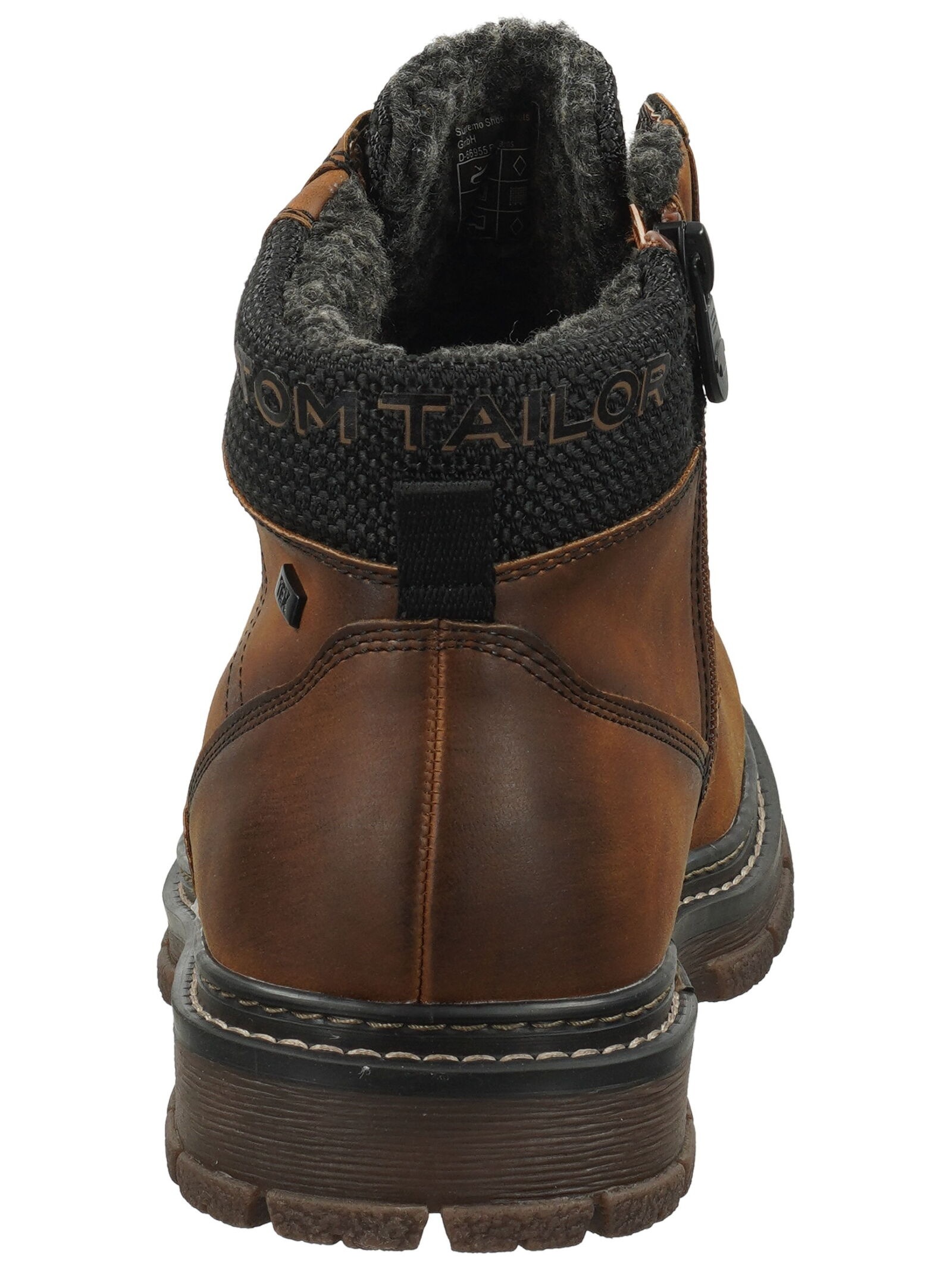 TOM TAILOR Schnürstiefelette »Tom Tailor Stiefelette Lederimitat/Textil«