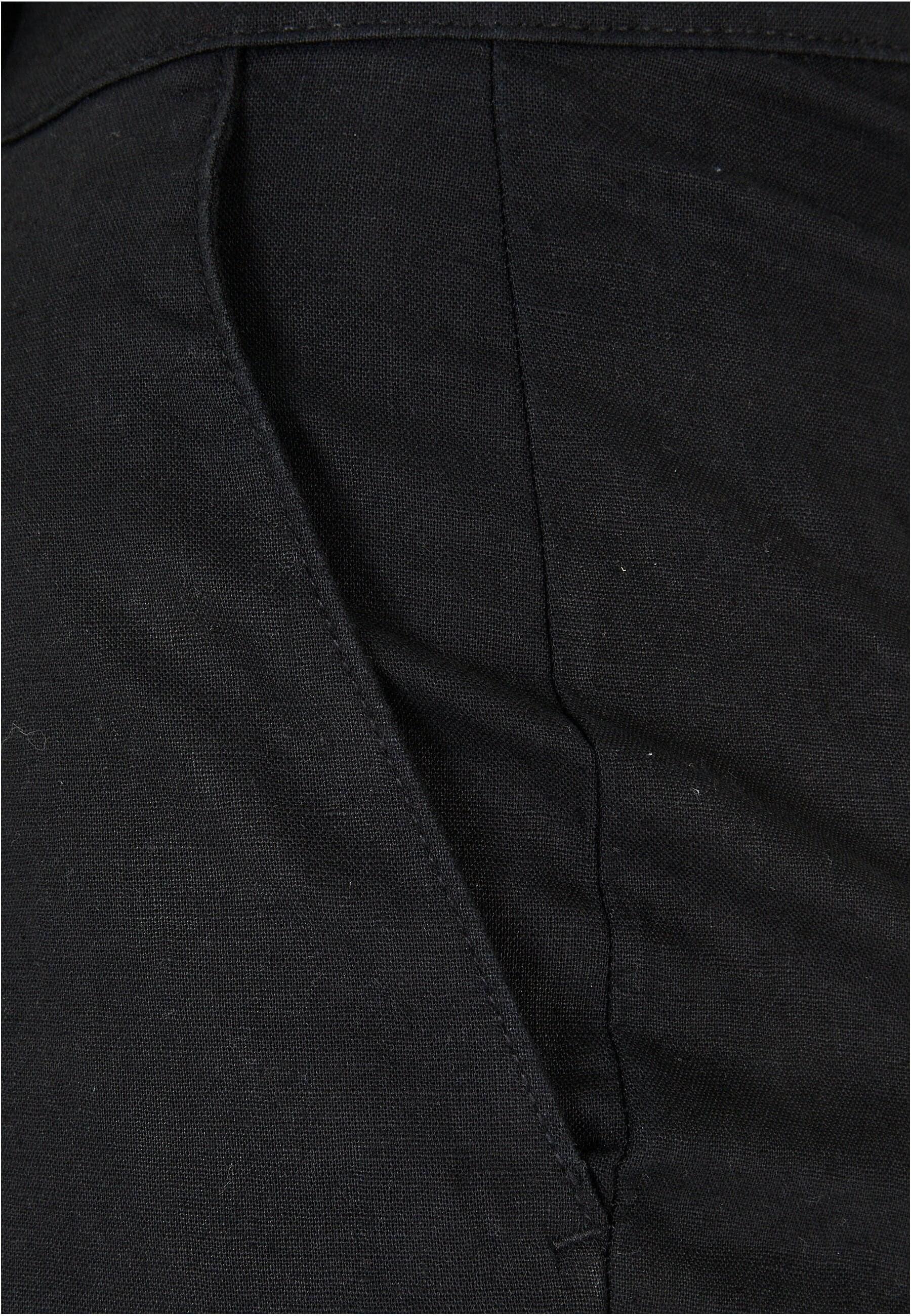 URBAN CLASSICS Stoffhose »Urban Classics Damen Ladies High Linen Mixed Wide Leg Pants«, (1 tlg.)