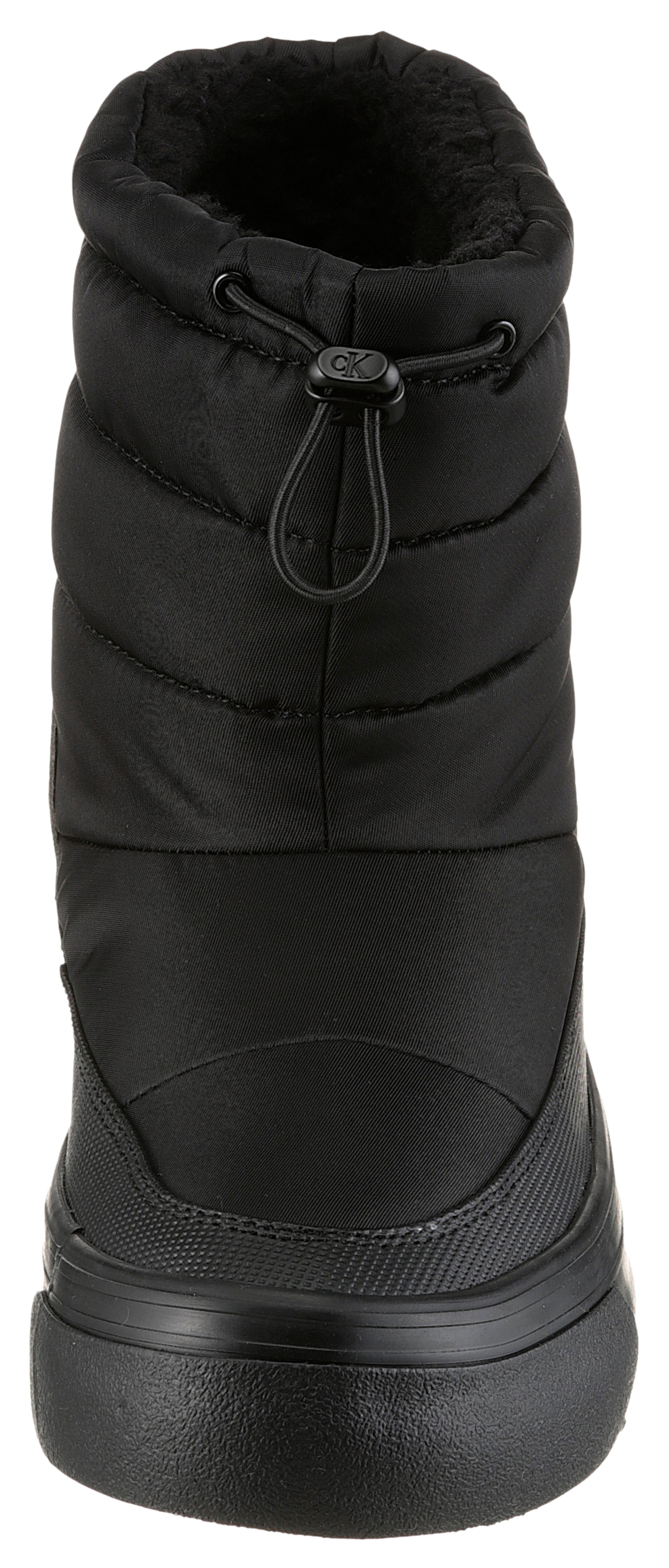 Calvin Klein Jeans Snowboots »VULC FLATF SNOWBOOT NYLON MIX MG«, Winterboots, Winterstiefelette, Warmfutter, mit CK-Logo