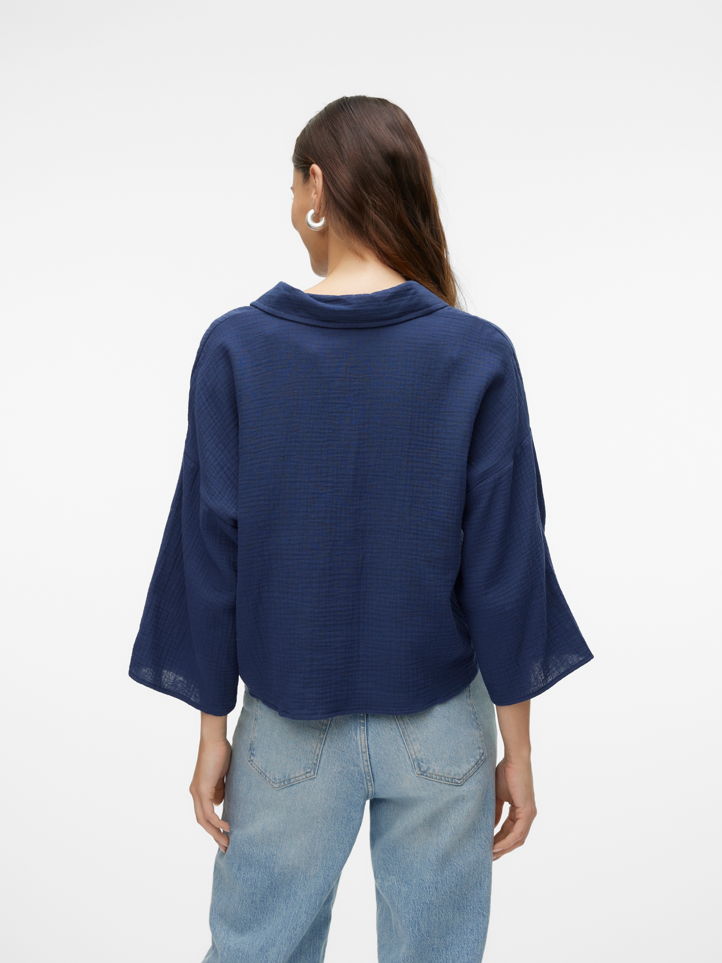 Vero Moda Hemdbluse »VMNATALI CROP SHIRT WVN NOOS«