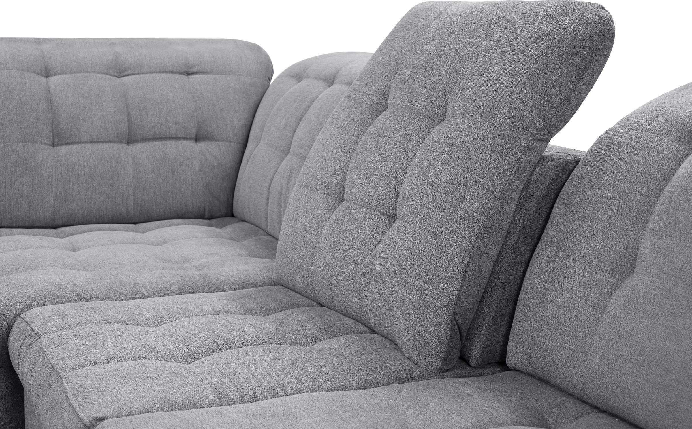 WERK2 Wohnlandschaft »Kordula-New U-Form«, Sofa in U-Form mit Schlaffunktion & Bettkasten, Schlafcouch