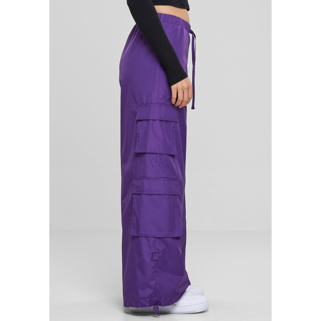 URBAN CLASSICS Cargohose »Urban Classics Damen Ladies Ripstop Double Cargo Pants«, (1 tlg.)