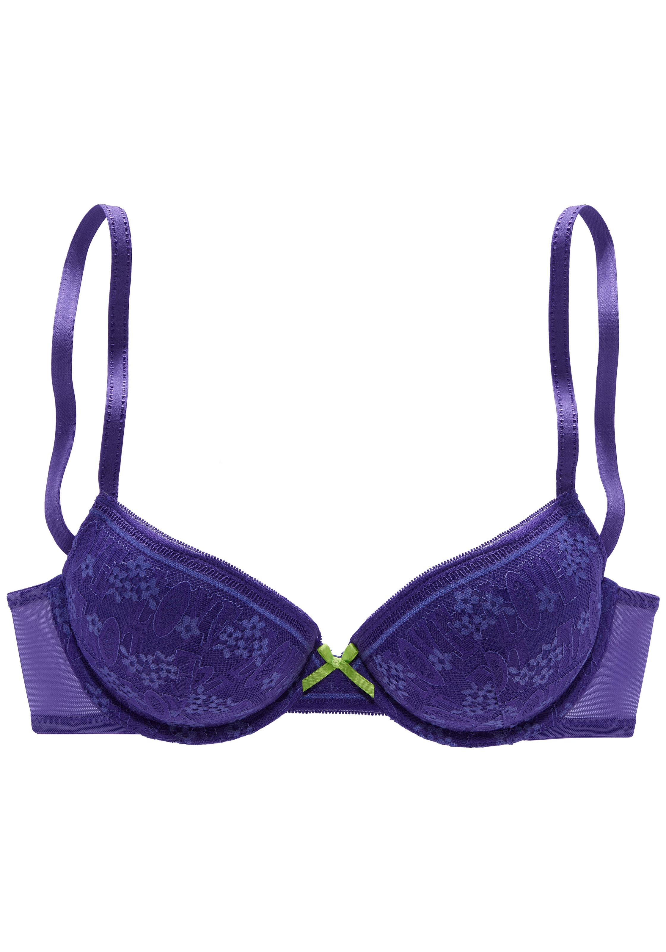 Vivance Push-up-BH, mit Bügel aus hübscher Spitze mit „Love"-Schriftzug, sexy Dessous