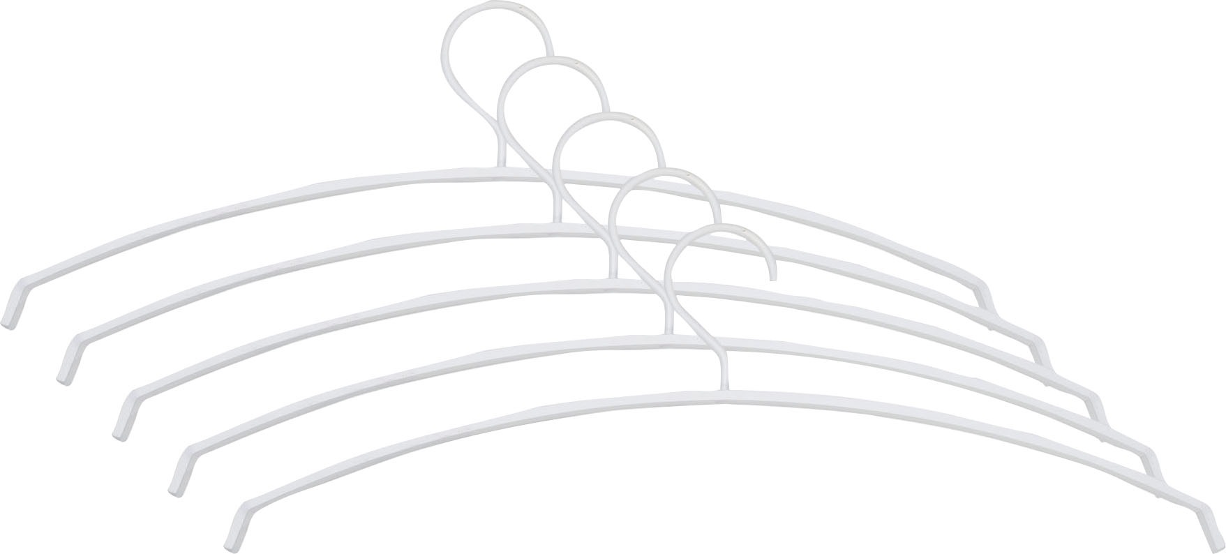 Spinder Design Kleiderbügel "Silver", Metall, Breite 49 cm