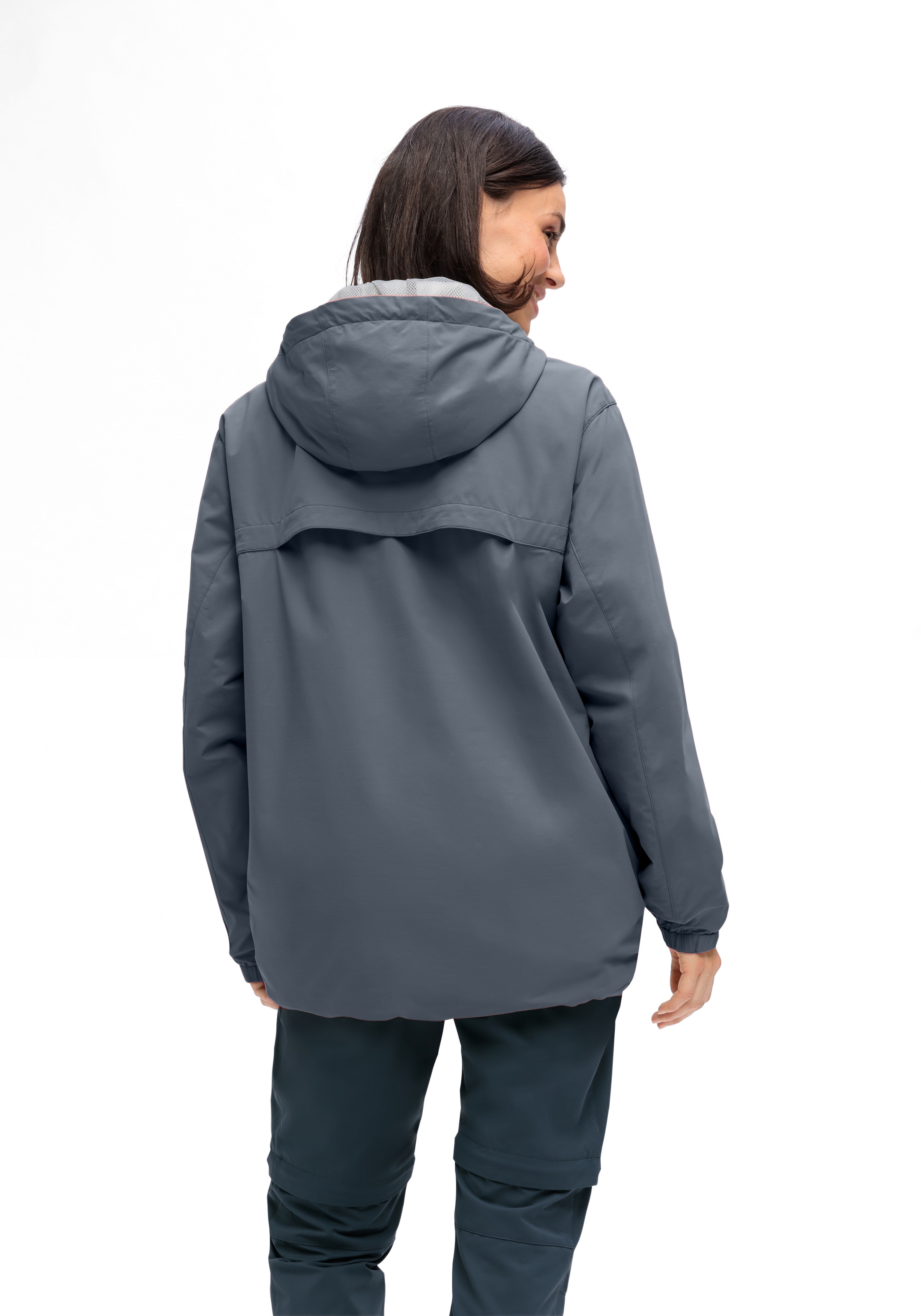 Maier Sports Outdoorjacke »OkokO«, Unisex Windbreaker, Schlupfjacke wasserdicht, verstellbare Kapuze