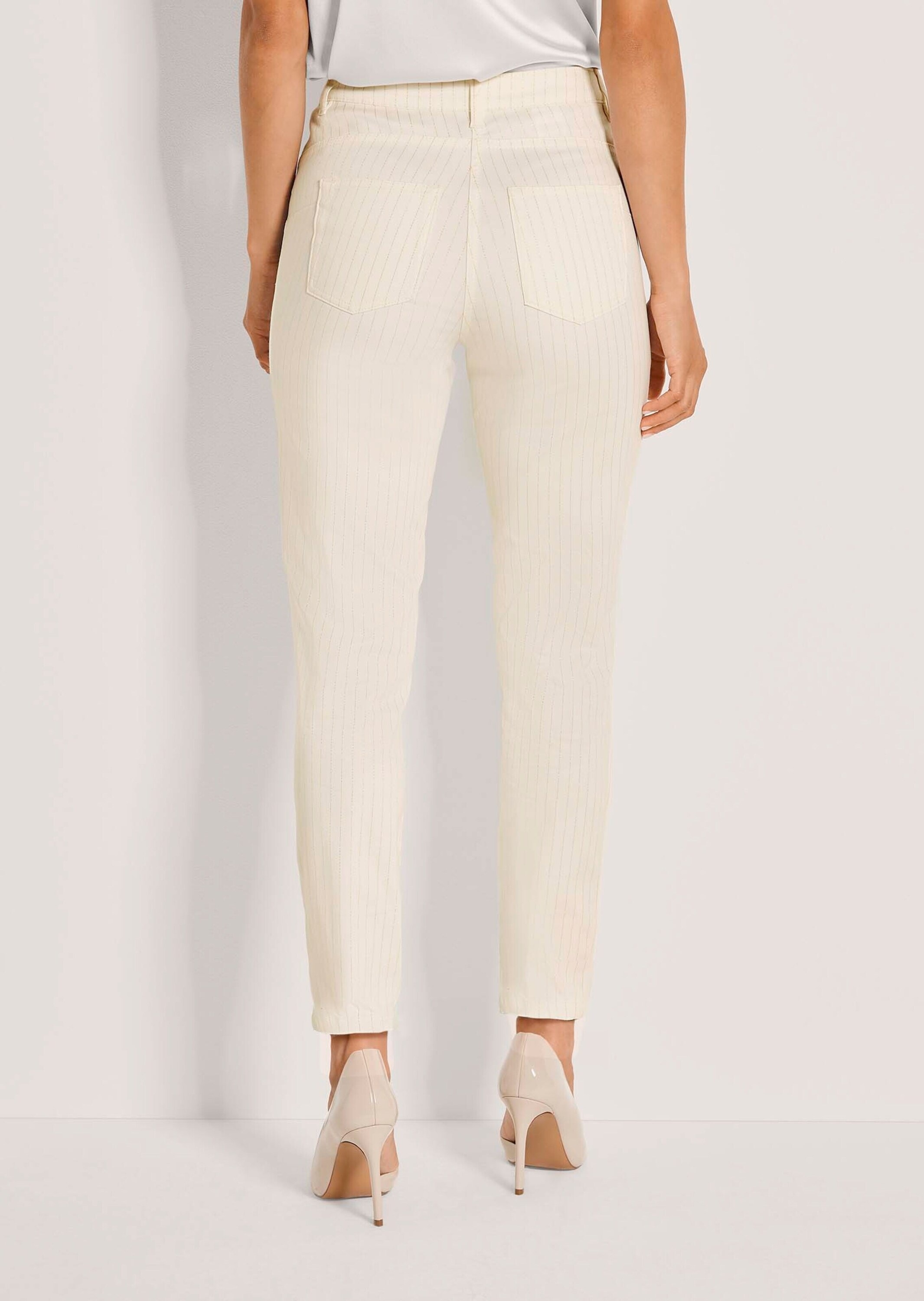 MADELEINE Stoffhose »Jerseyhose Baumwollhose mit Nadelstreifen«