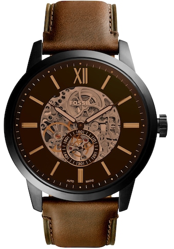 Automatikuhr »Townsman, ME3155«, Armbanduhr, Herrenuhr, mechanische Uhr, skelettiertes...