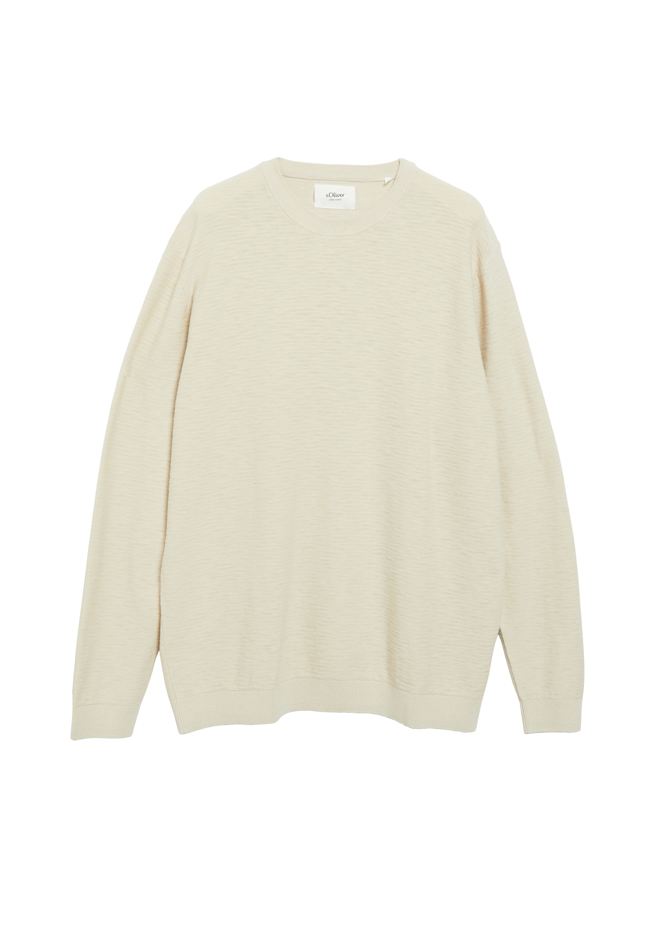 s.Oliver Men Big Sizes Strickpullover mit Rundhals / Große Größen