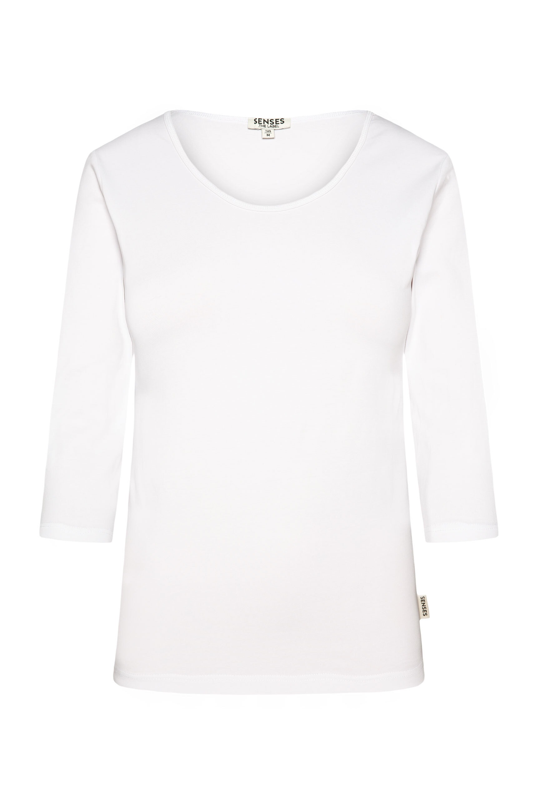 SENSES.THE LABEL Rundhalsshirt mit Elasthan-Anteil günstig online kaufen