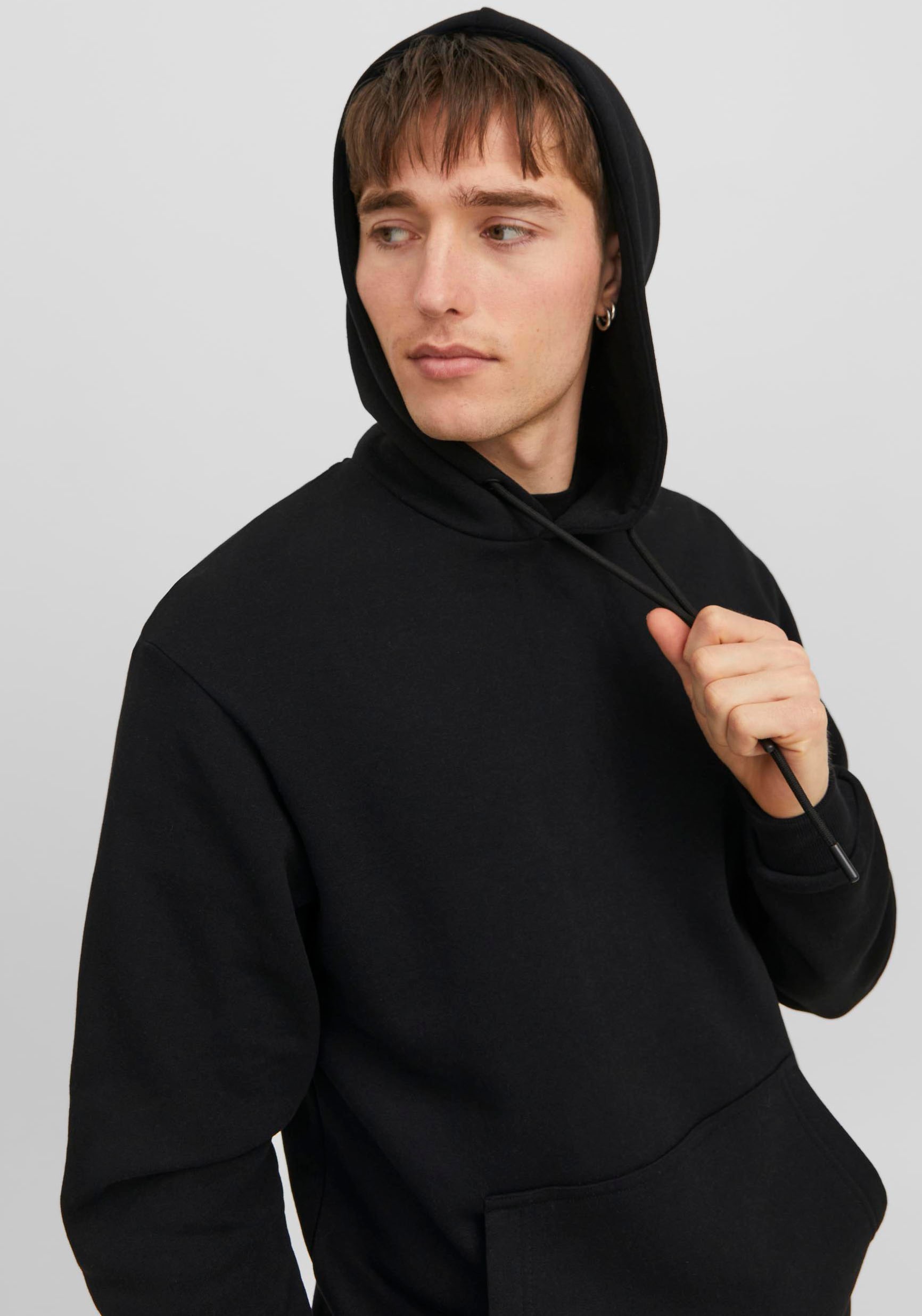 Jack & Jones Kapuzensweatshirt "JJEBRADLEY SWEAT HOOD NOOS", mit Känguru Ta günstig online kaufen