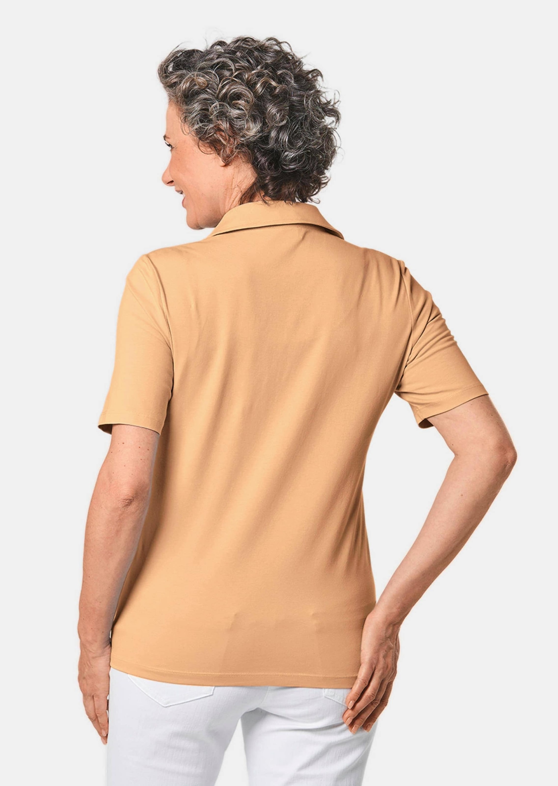 GOLDNER Poloshirt "Kurzgröße Stretchbequemes Poloshirt" günstig online kaufen
