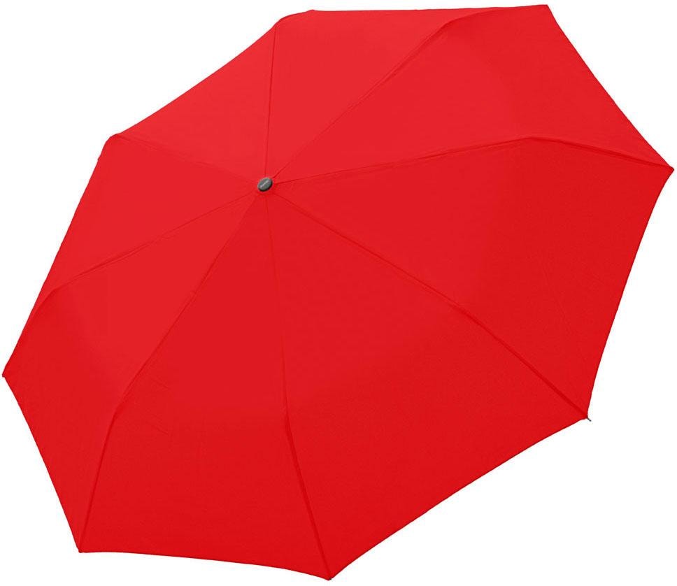 Taschenregenschirm BAUR uni doppler® red« Magic, bestellen | »Fiber online