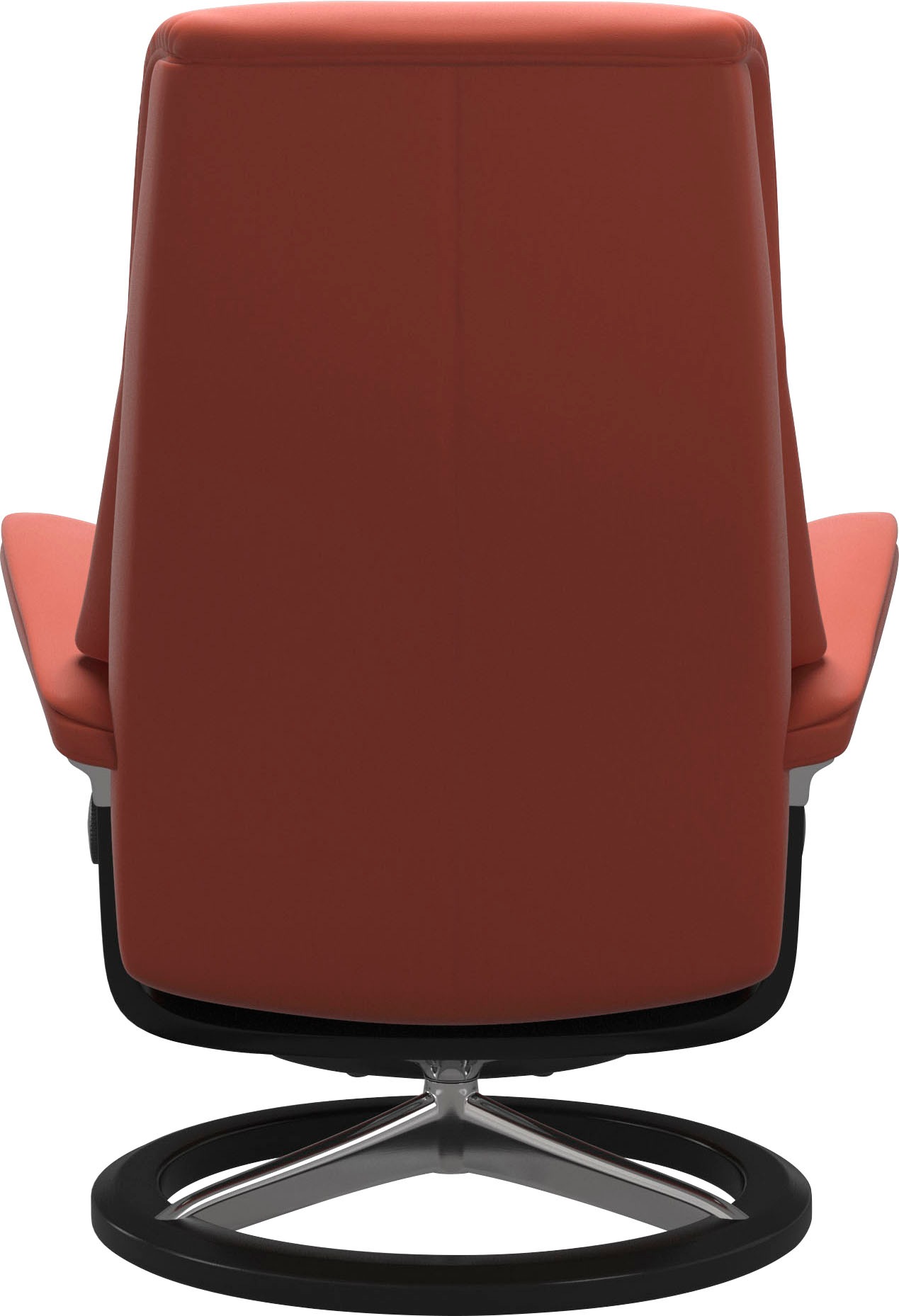 Stressless® Relaxsessel »View«, (Set, Relaxsessel mit Hocker), mit Signature Base, Größe M,Gestell Schwarz