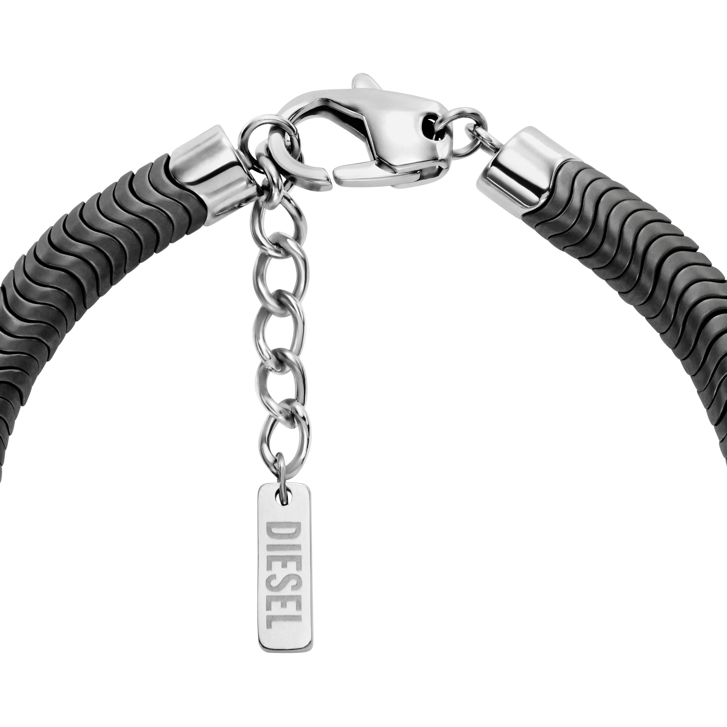 Diesel Armband »Schmuck Geschenk Edelstahl Nylon D LOGO, DX1572931 DX1573931 DX1574931«, mit Hämatit