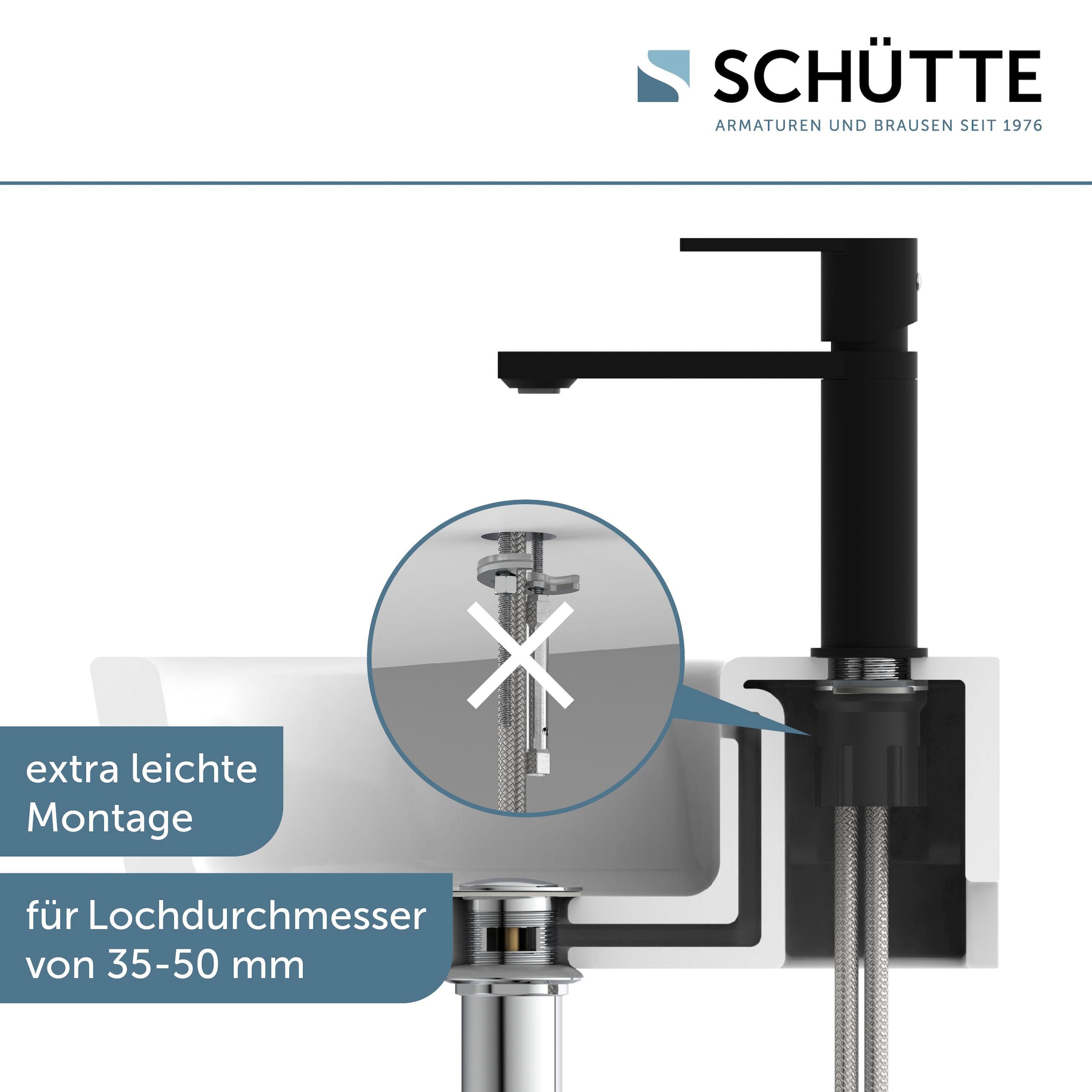 Schütte Waschtischarmatur »MANHATTAN«