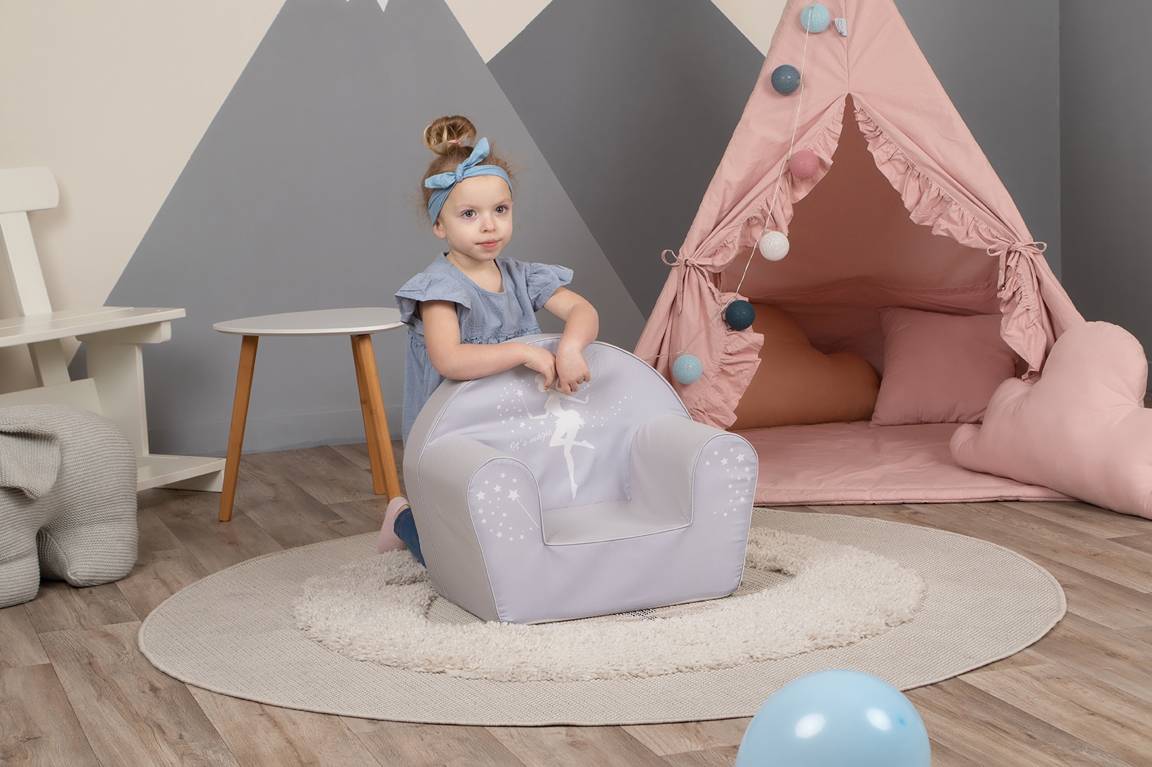 Knorrtoys® Sessel »Fairy Grey«, für Kinder; Made in Europe | BAUR