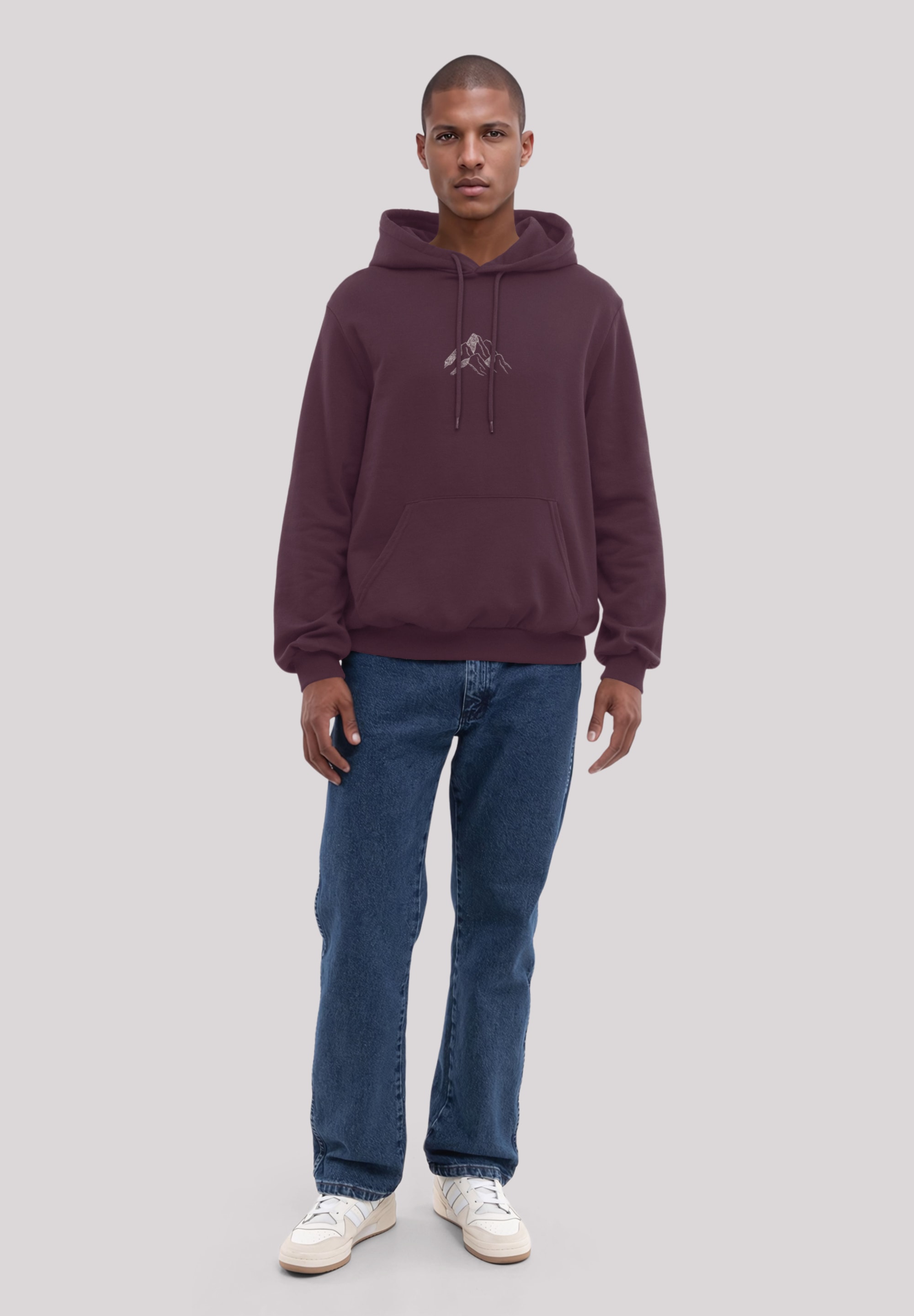 F4NT4STIC Kapuzenpullover »Mountain Berge Natur V2«, Premium Qualität