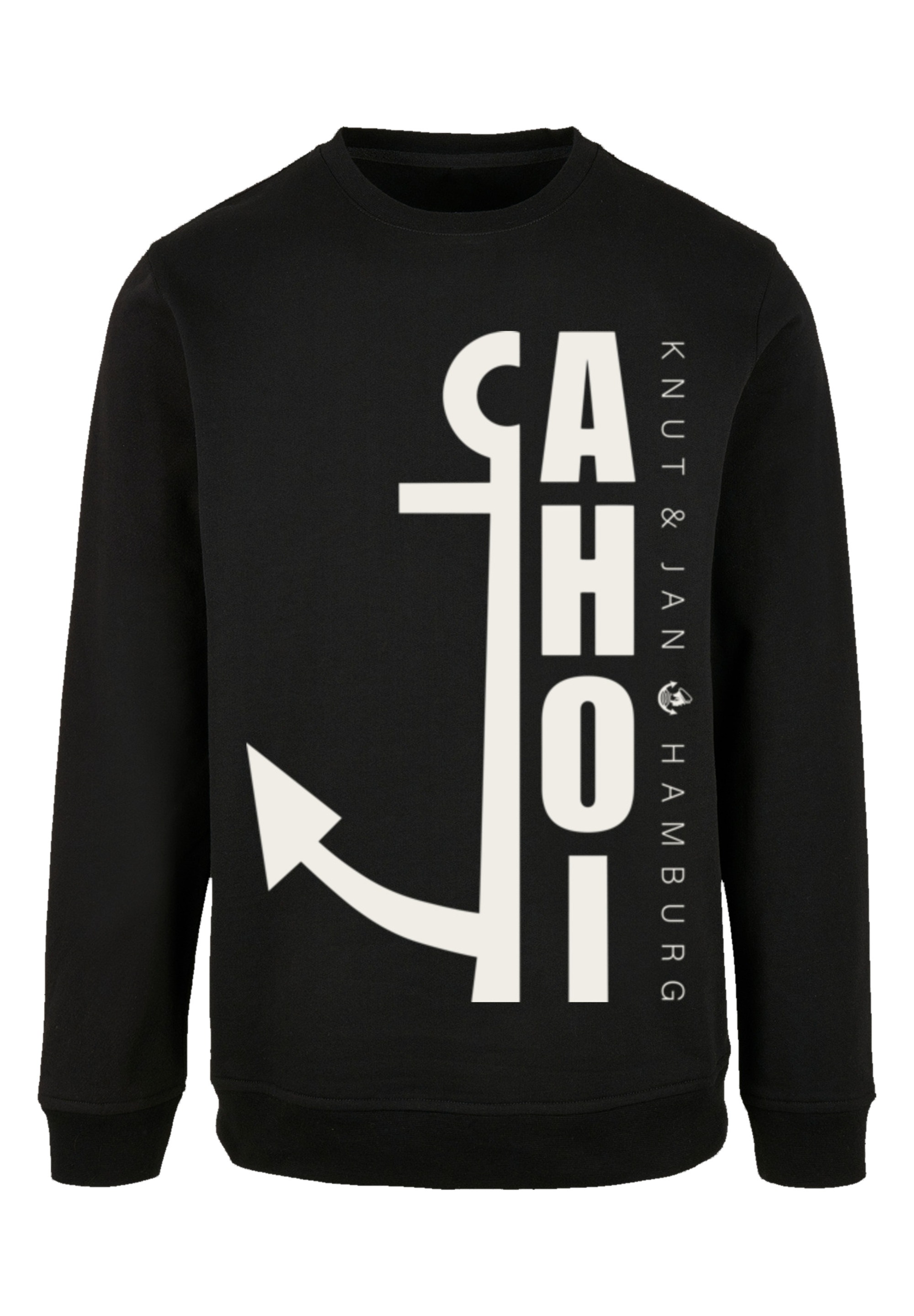 F4NT4STIC Kapuzenpullover »Ahoi Anker Knut & Jan Hamburg«, Print