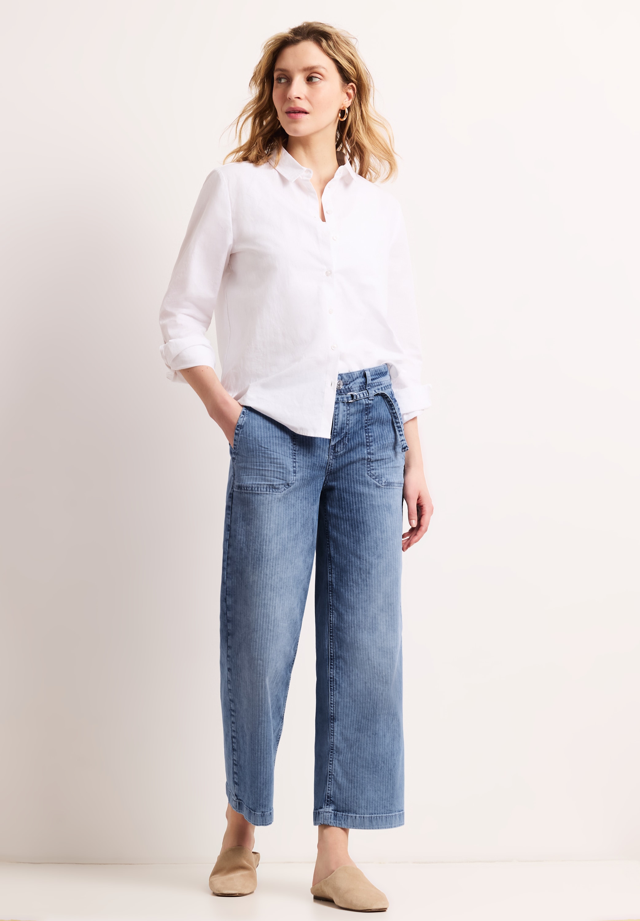 STREET ONE Loose-fit-Jeans im Denim-Style