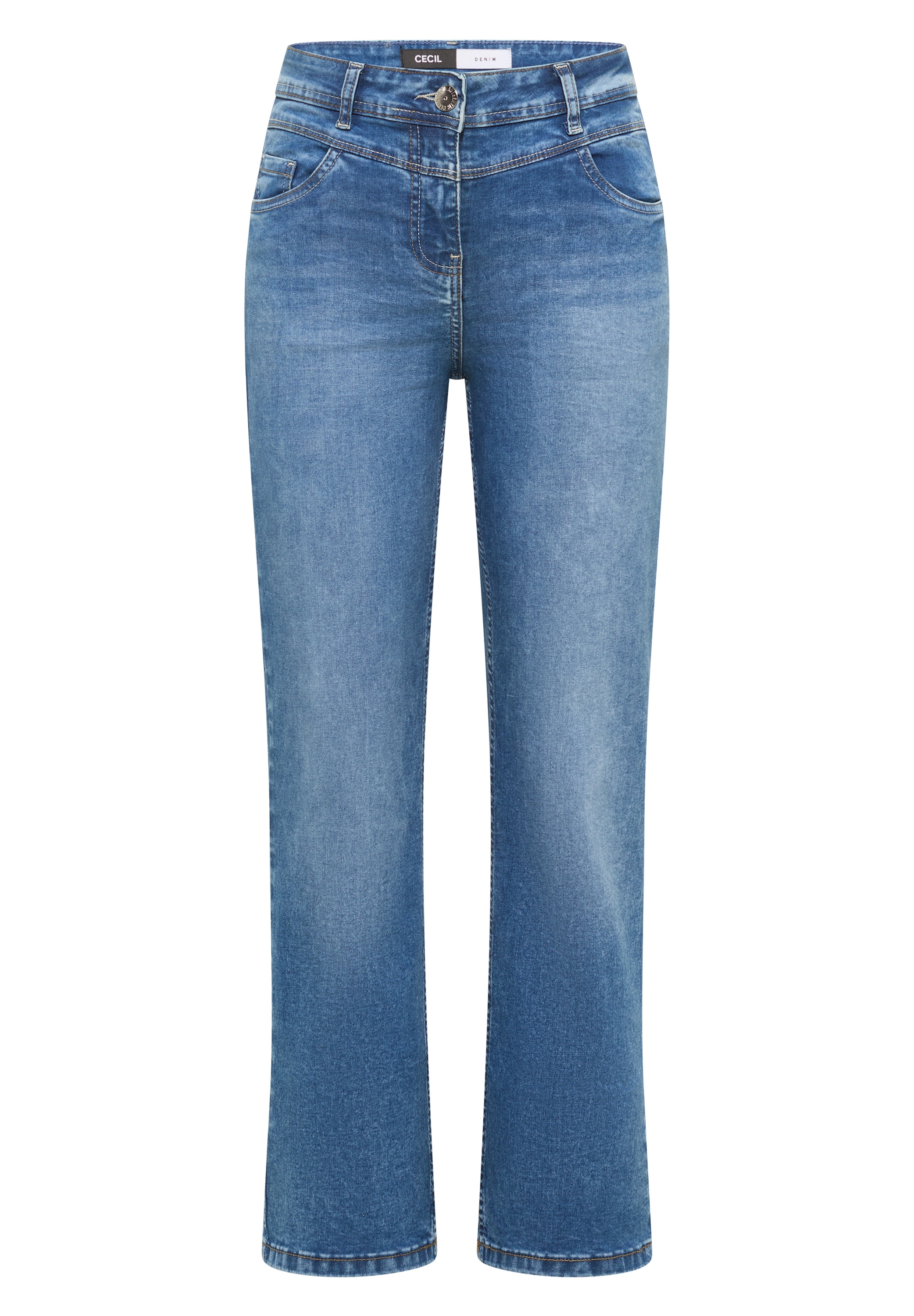 Cecil Slim-fit-Jeans aus Baumwolle mit Stretchanteil