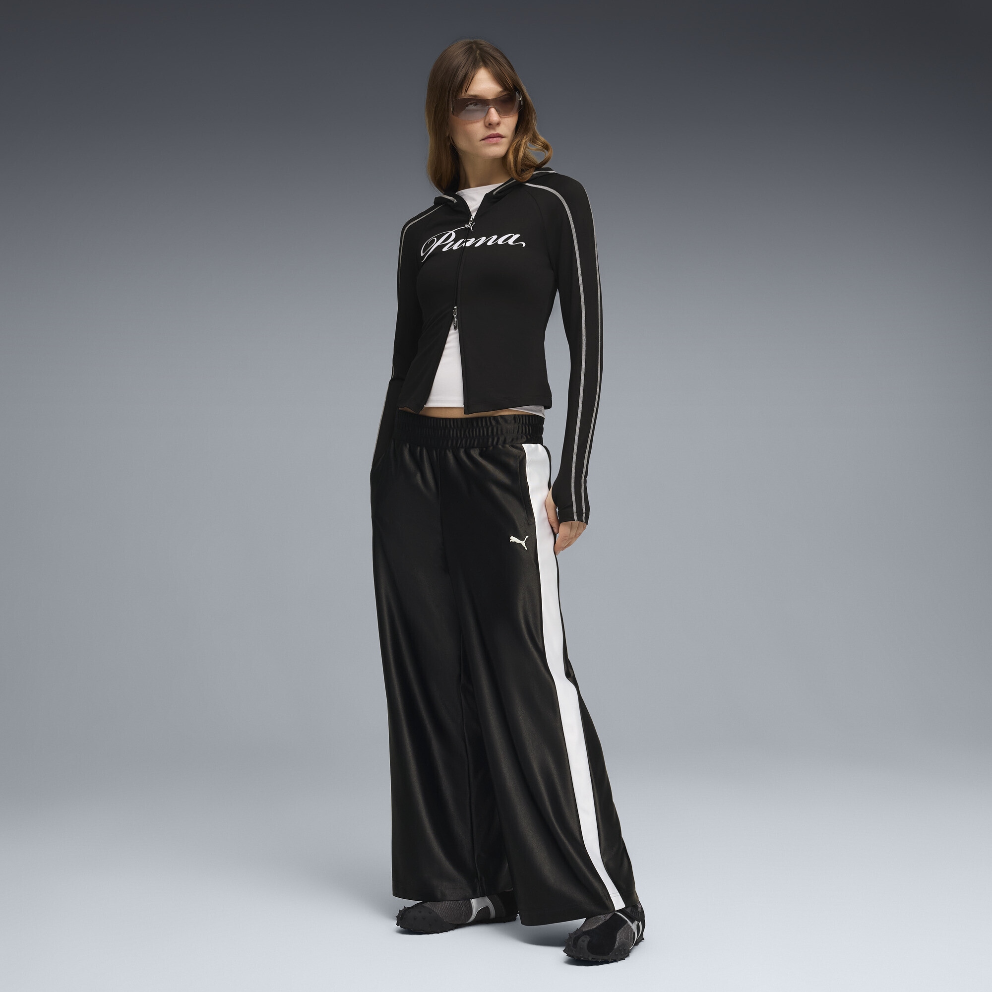 PUMA Sweatjacke »T7 Street Glam Hoodie Damen«