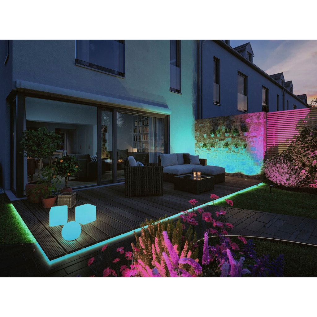 Paulmann LED Einbauleuchte »Plug & Shine«, 3 flammig-flammig, LED-Modul, IP65 RGBW 24V ZigBee