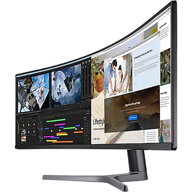Samsung Curved-Gaming-OLED-Monitor »C49RG94SSP«, 124 cm/49 Zoll, 5120 x  1440 px, Quad HD, 4 ms Reaktionszeit, 120 Hz | BAUR