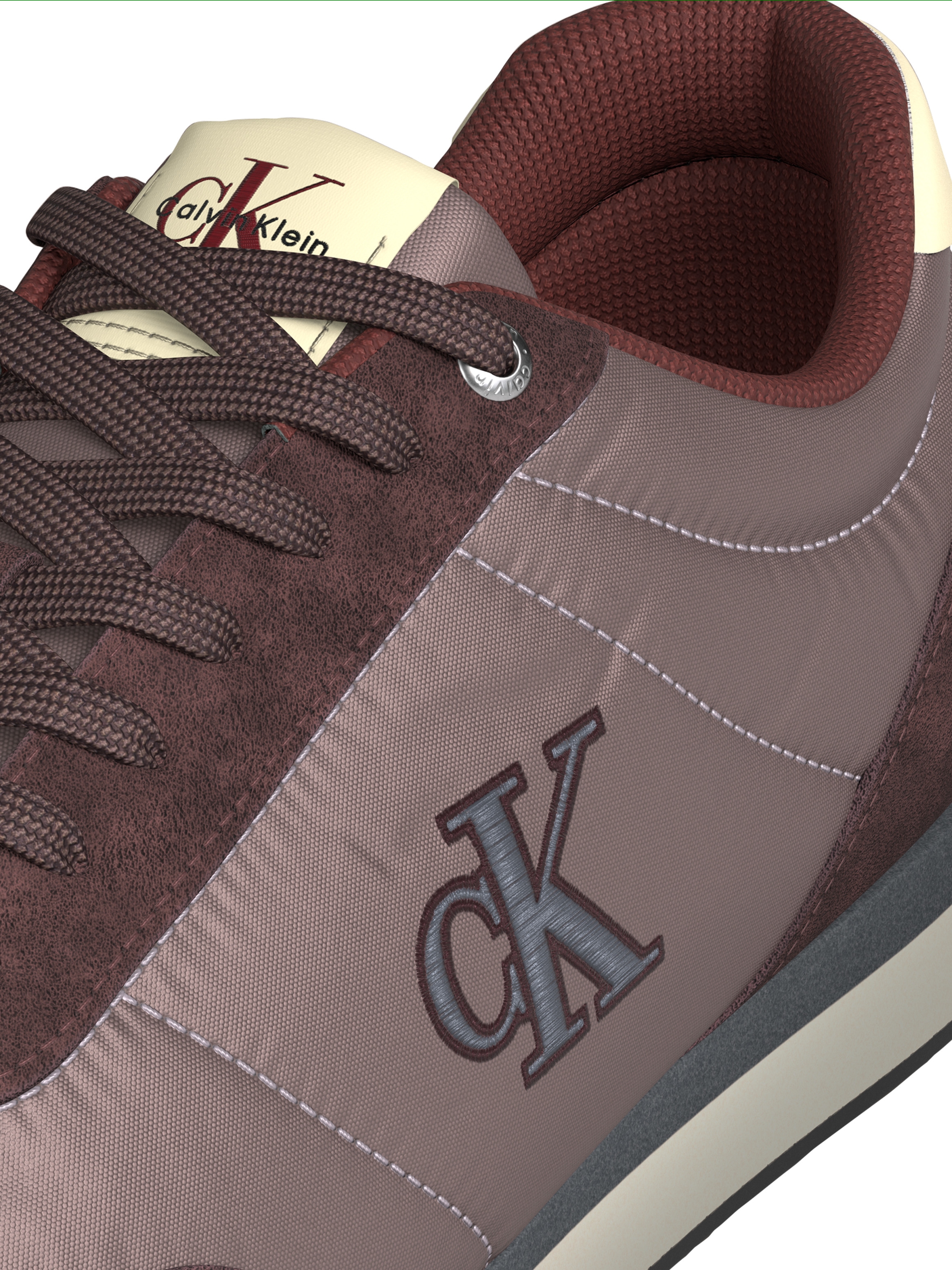 Calvin Klein Jeans Sneaker »RETRO RUNNER ESS MIX MAT«  Runner-Sneaker, Freizeitschuh, Halbschuh mit seitlichem CK-Logo