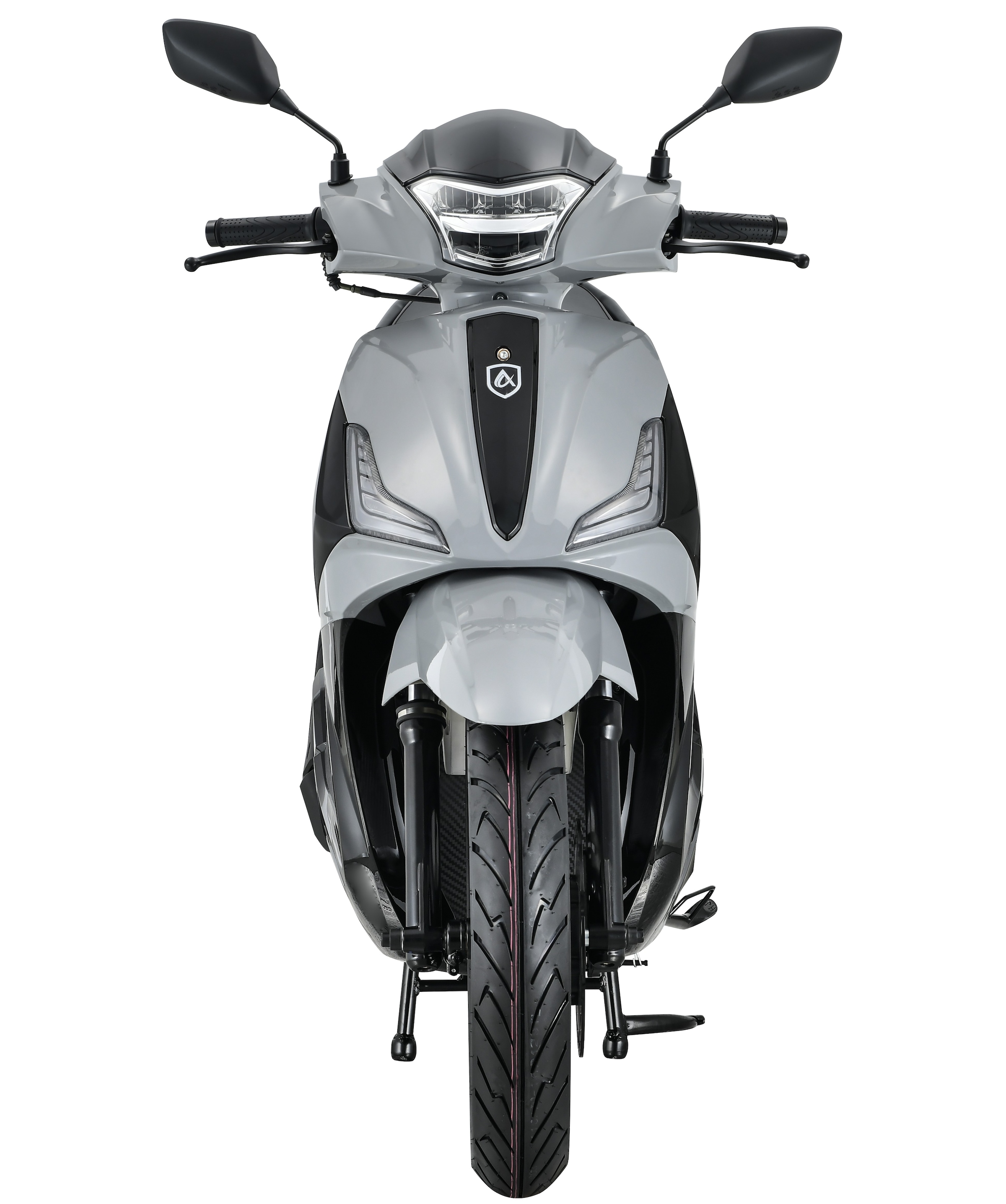 Alpha Motors Motorroller »Motorroller Libero 125 ccm 90 km/h 16-Zoll grau-schwarz« 125 cm³ 90 km/h Euro 5 9,5