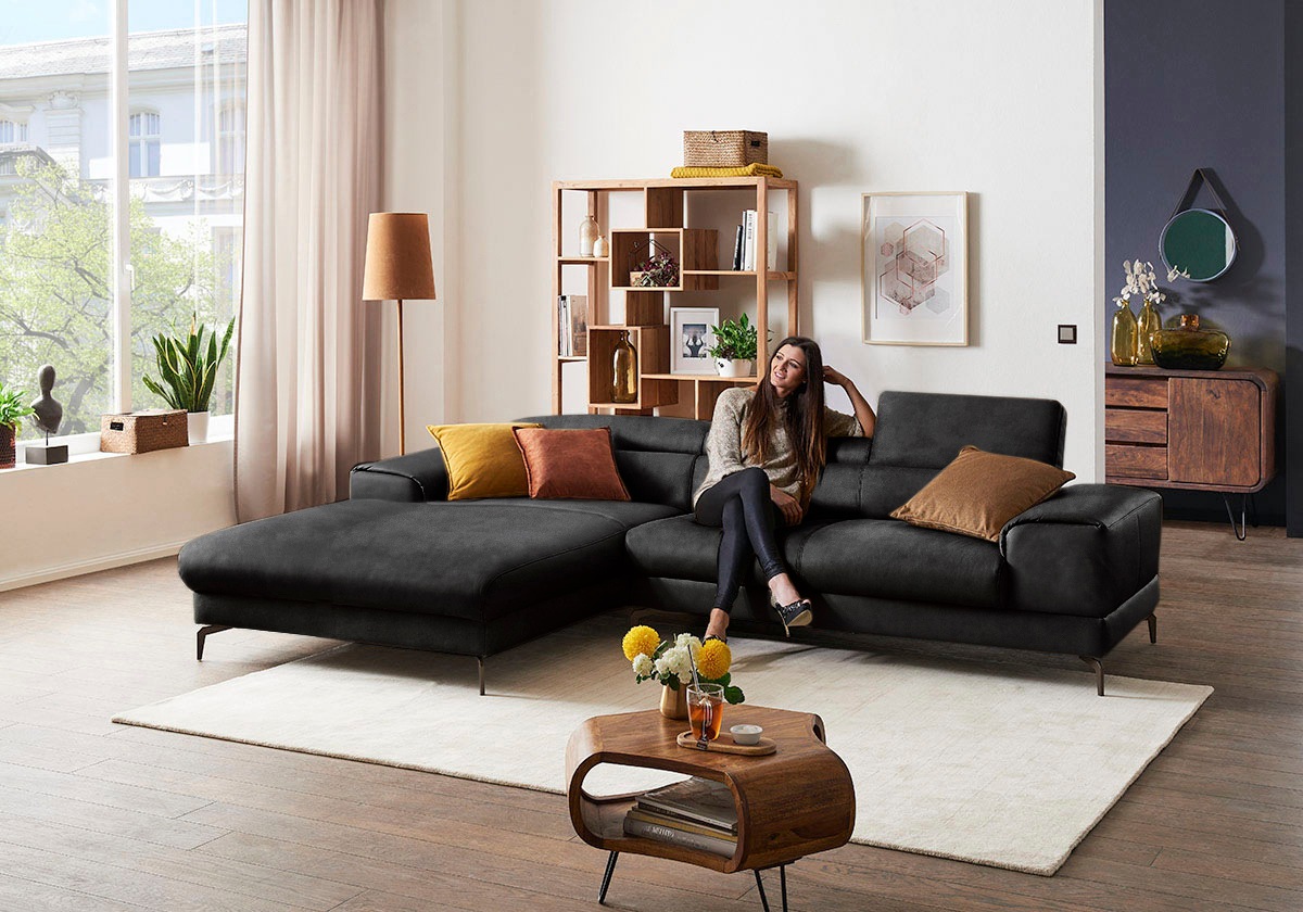 W.SCHILLIG Ecksofa "Piedroo, Designsofa mit tollem Sitzkomfort, elegant und günstig online kaufen