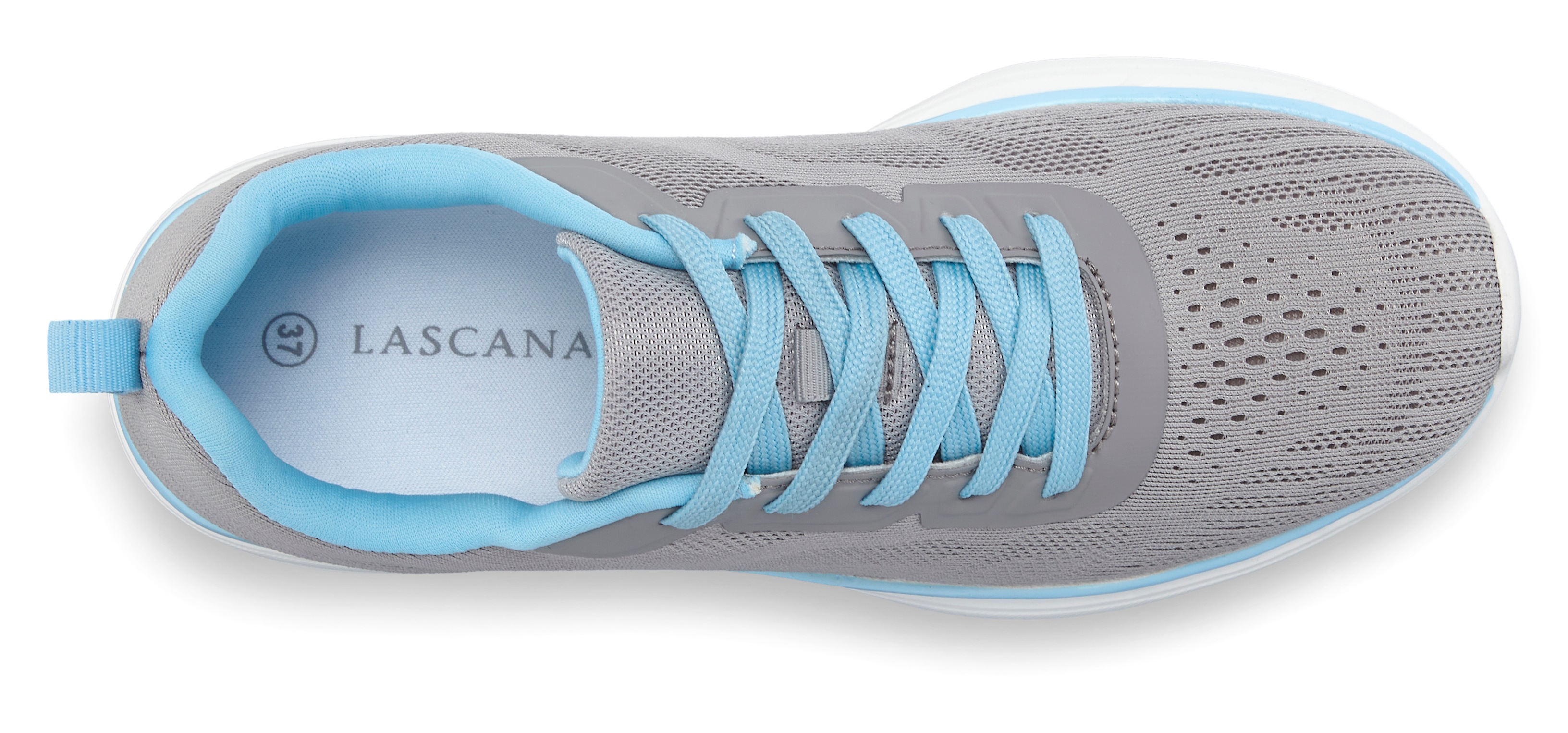 Thumbnail - LASCANA Sneaker "Freizeitschuh, Halbschuh,", mit farbigen Details im sportiven Look VEGAN