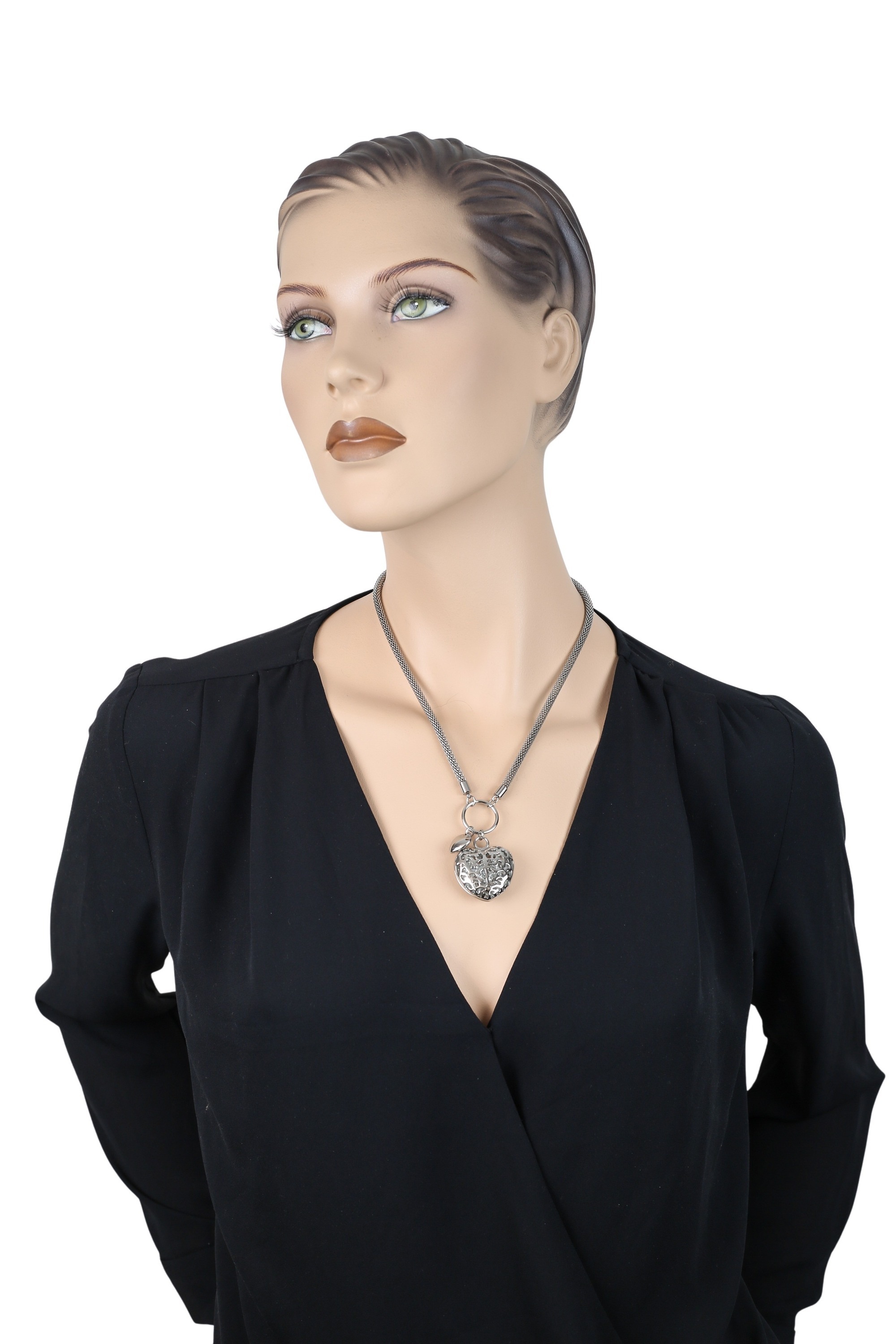 COLLEZIONE ALESSANDRO Kette mit Anhänger »Herzverliebt« mit Herz und feinen Cutouts