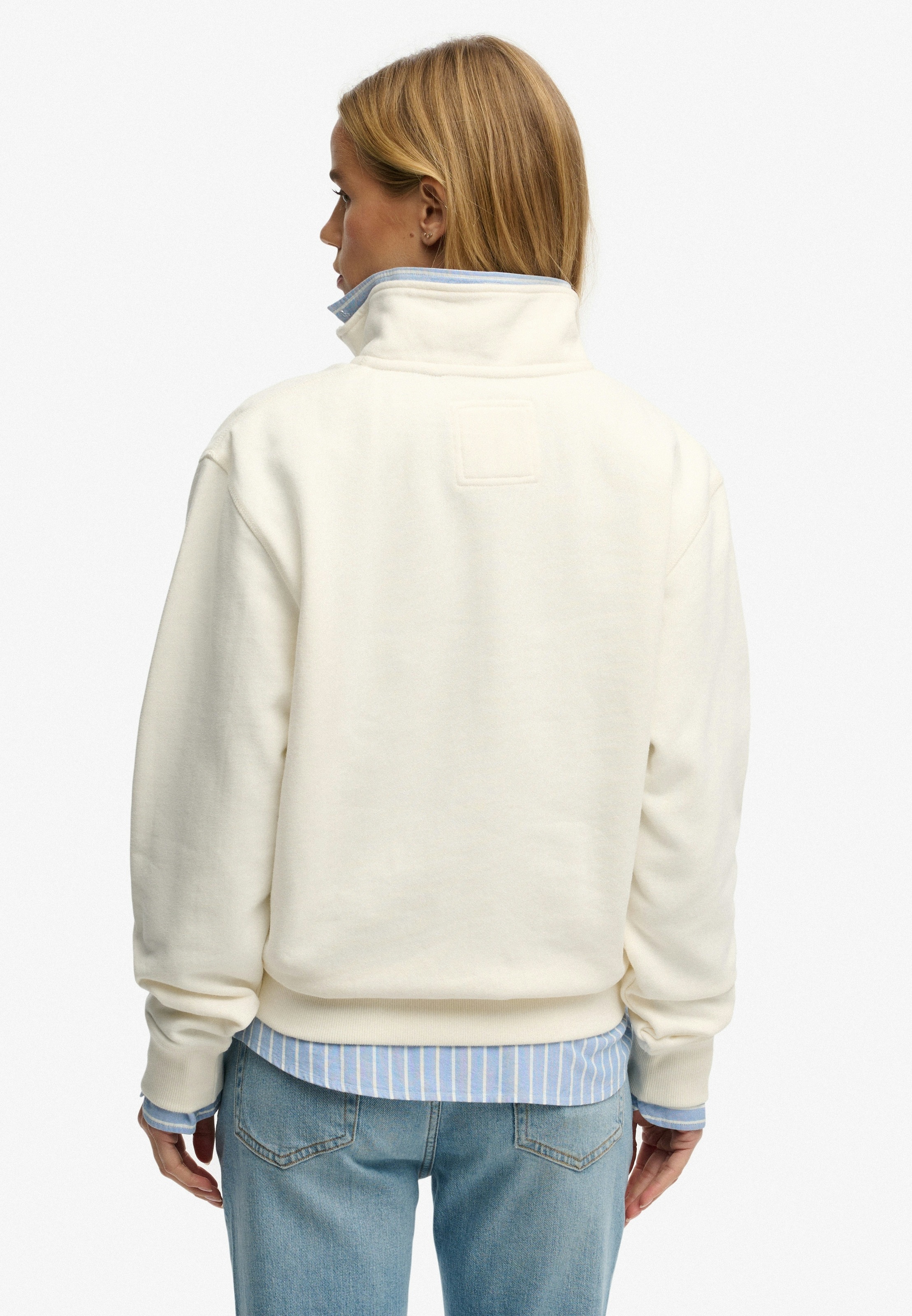 Superdry Sweatshirt "ATH ESS GRAPHIC HALF ZIP" günstig online kaufen