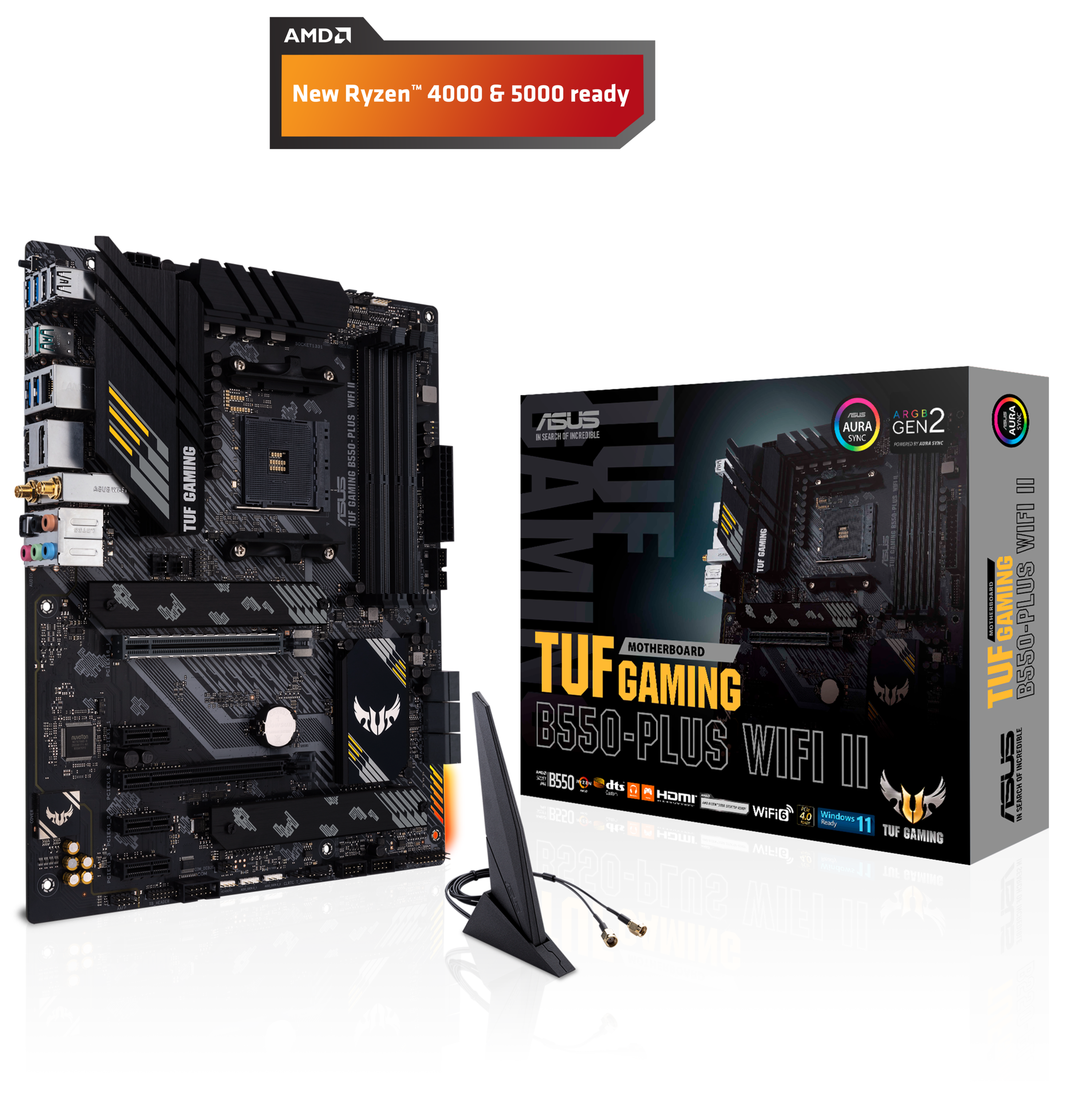 Asus Mainboard »TUF GAMING B550M-PLUS WIFI II«