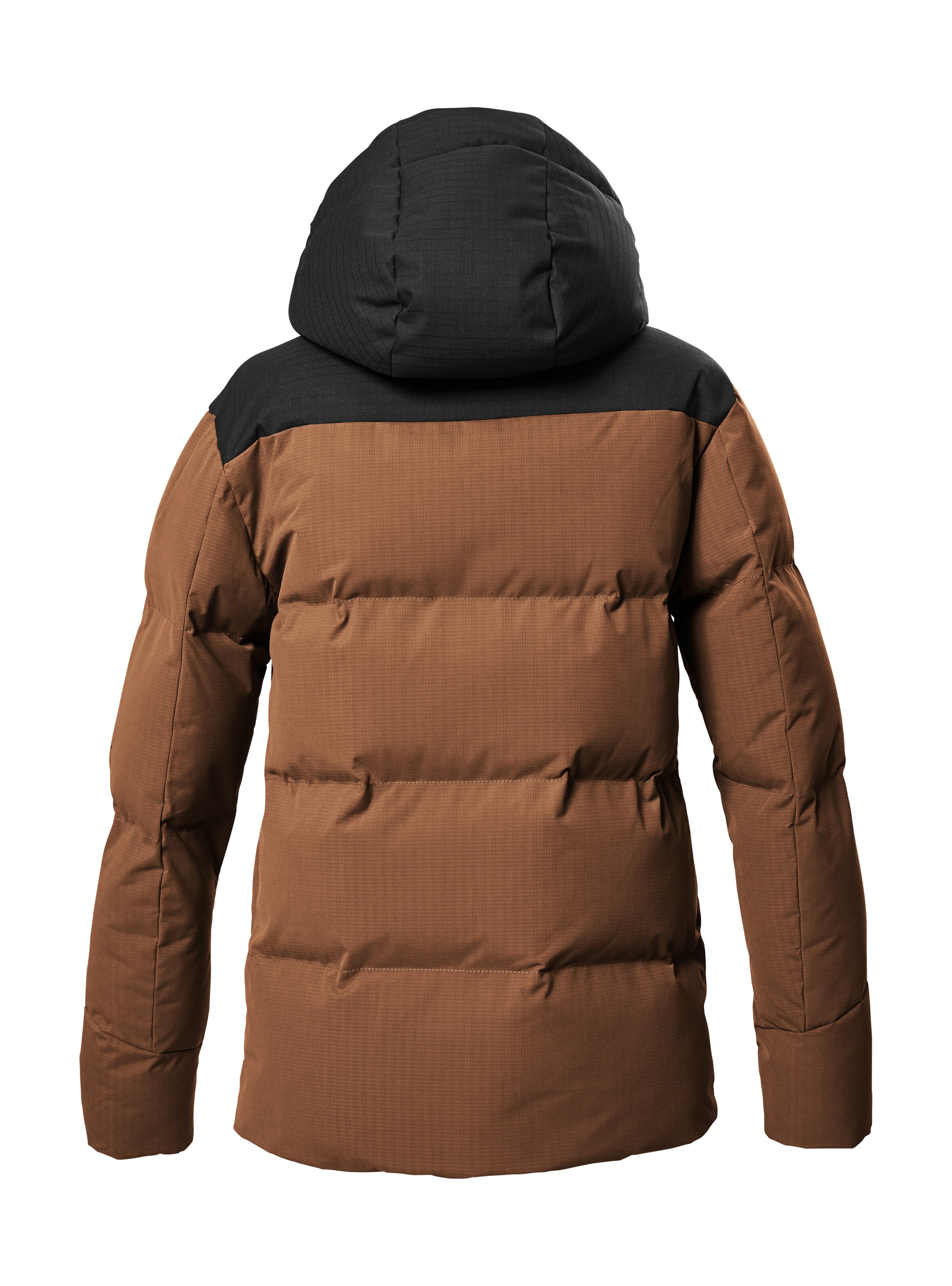 Killtec Steppjacke »KOW 376 BYS QLTD JCKT«, Wasserabweisende Jacke mit Kapuze, Kinnschutz und Colourblock-Design
