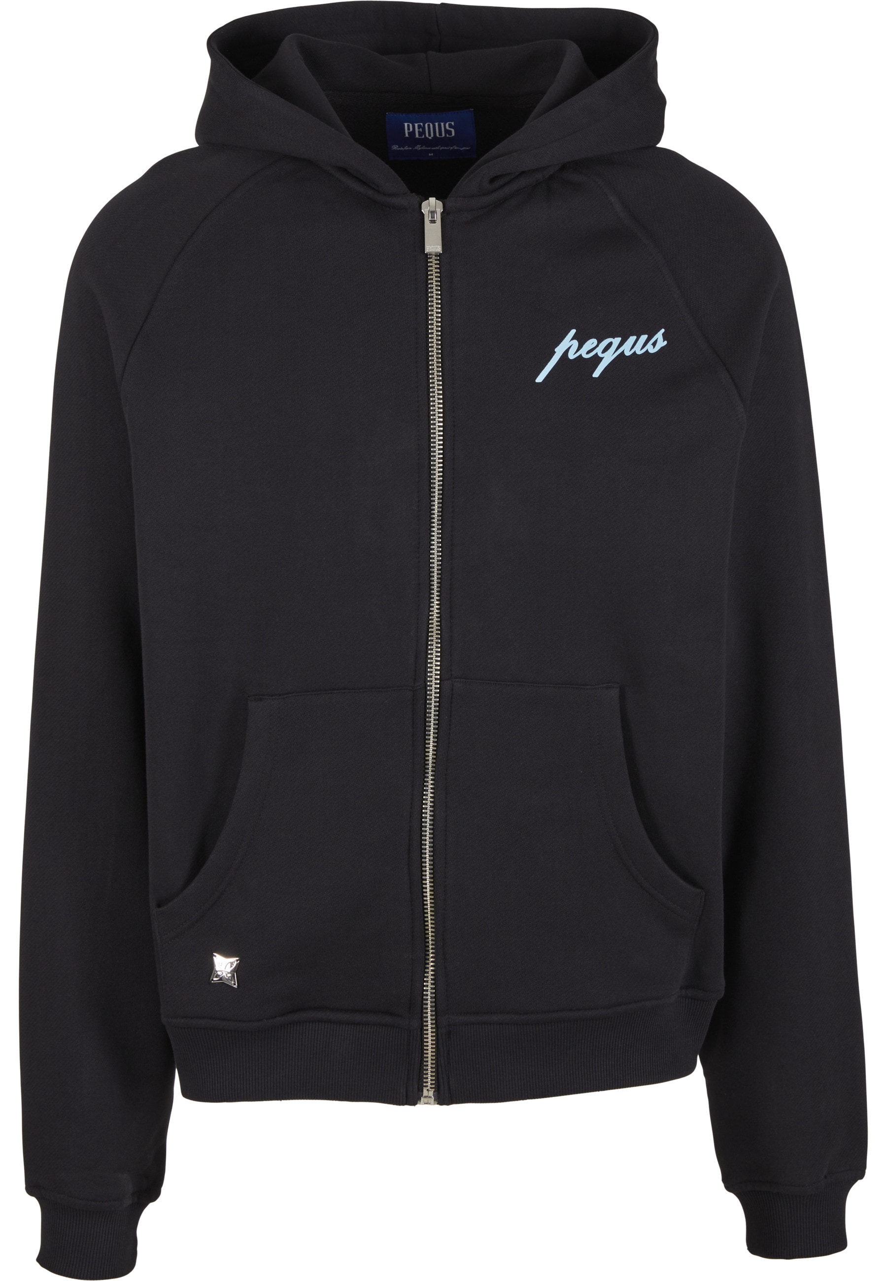 PEQUS Sweatjacke "PEQUS PEQUS A Paradise Beach Club Back Logo Zip-Hoodie"