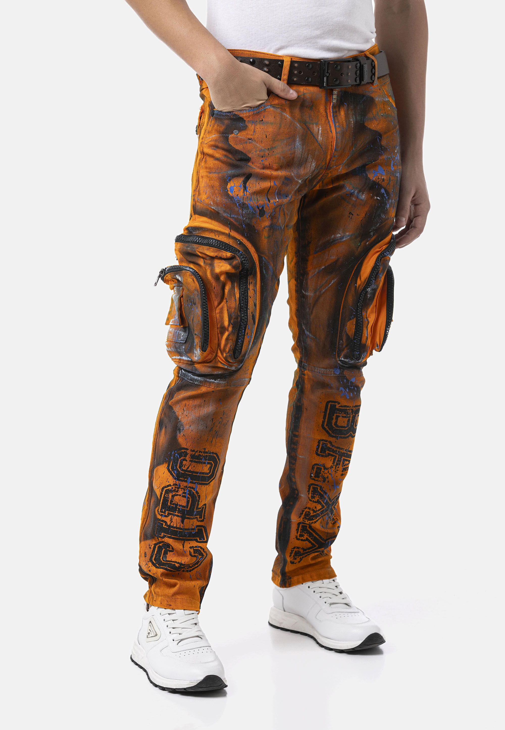 Cipo & Baxx Cargojeans »CD902« mit Cargo-Taschen