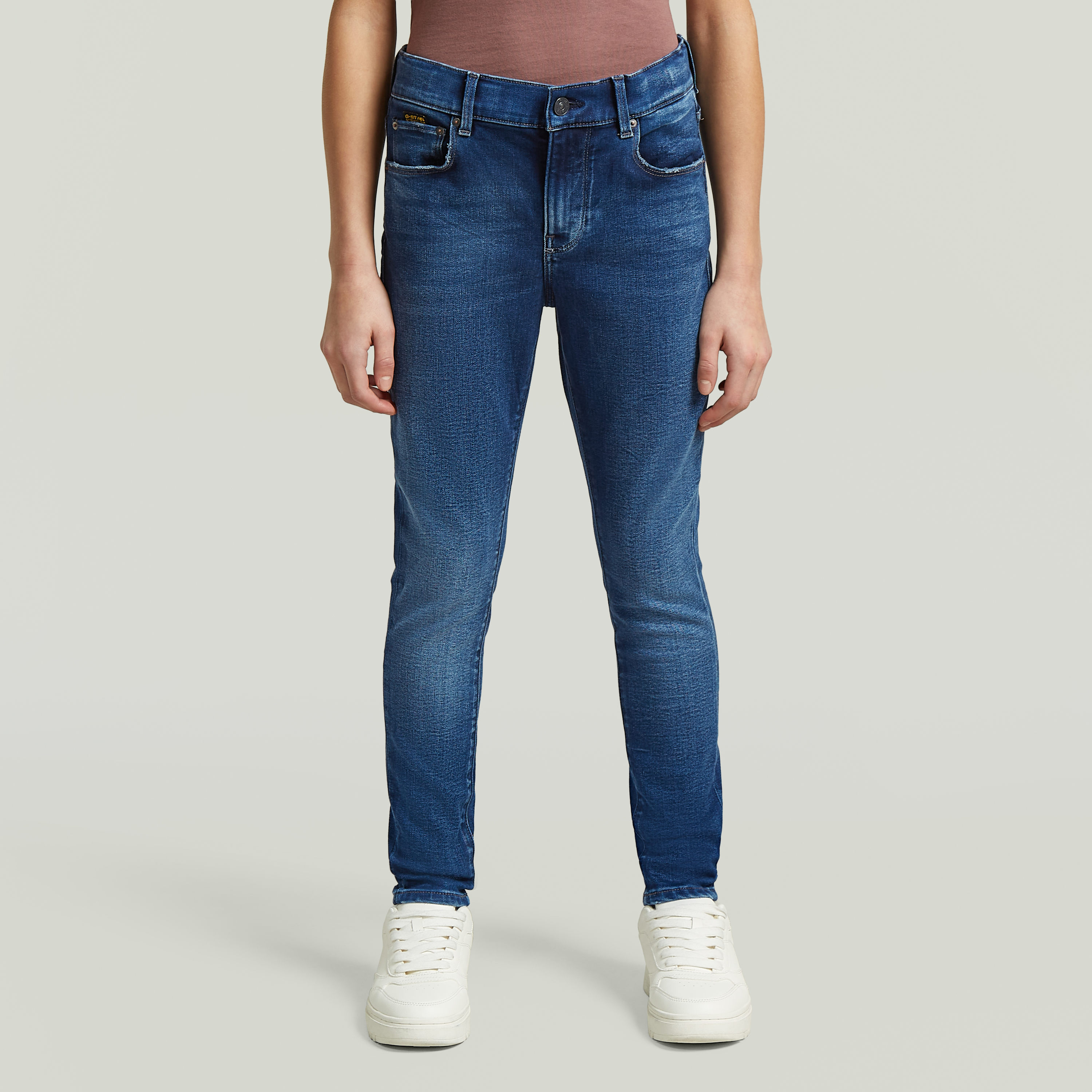 G-STAR Skinny-fit-Jeans "KIDS, 3301 SKINNY G" mit mittelhohem Bund