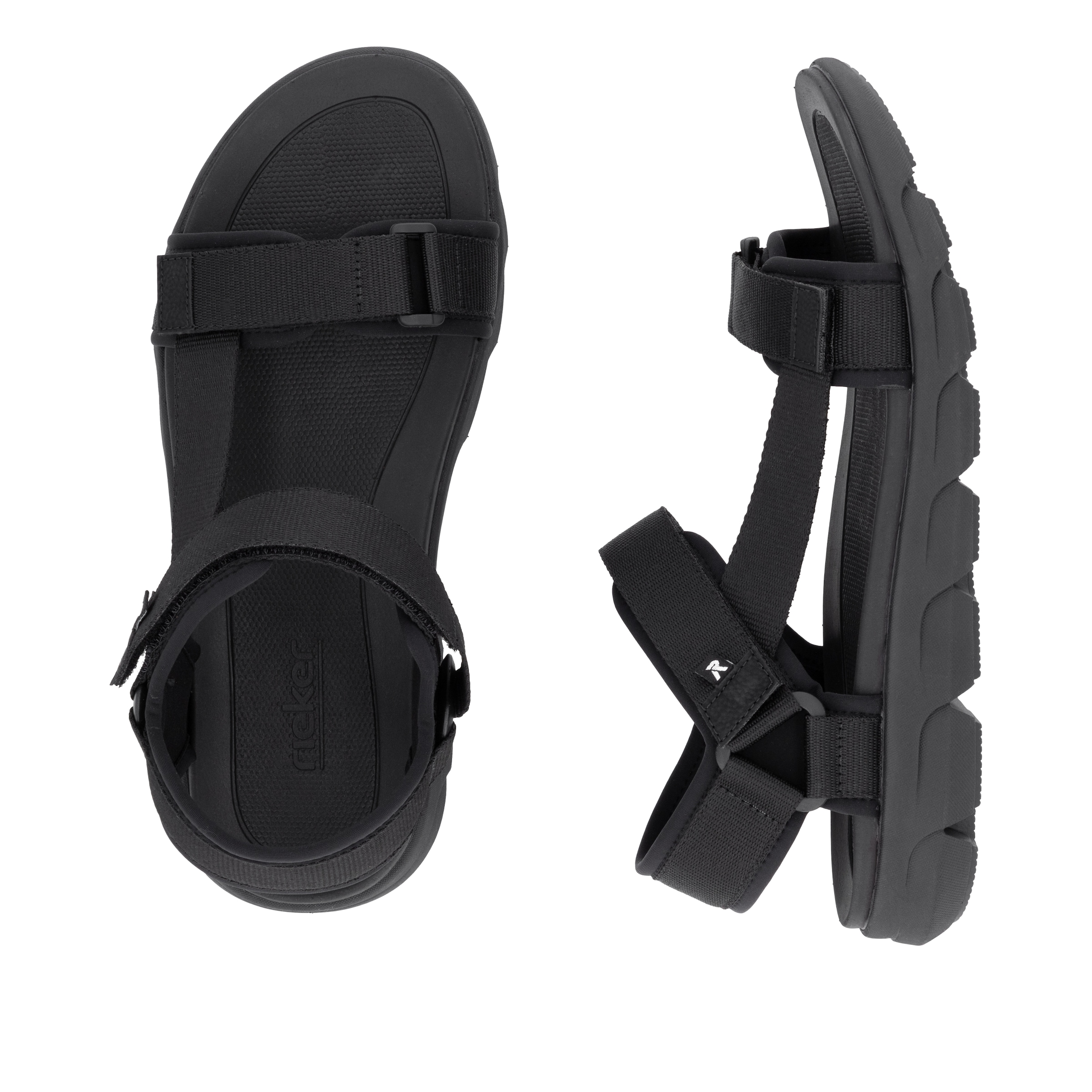 RIEKER Sport Sandale »Orlando«, Sommerschuh, Outdoorsandale, Maschinenwäsche, mit Klettverschlüssen