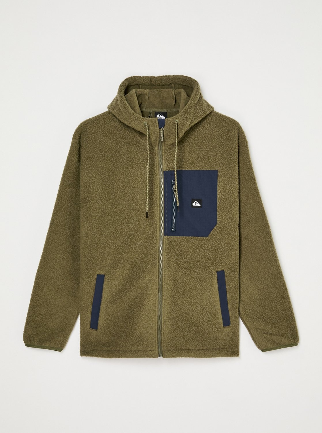 Quiksilver Kapuzenfleecejacke »CLEAN COAST FZ HOOD« mit Kapuze, aus Polyester, auch in großen Größen