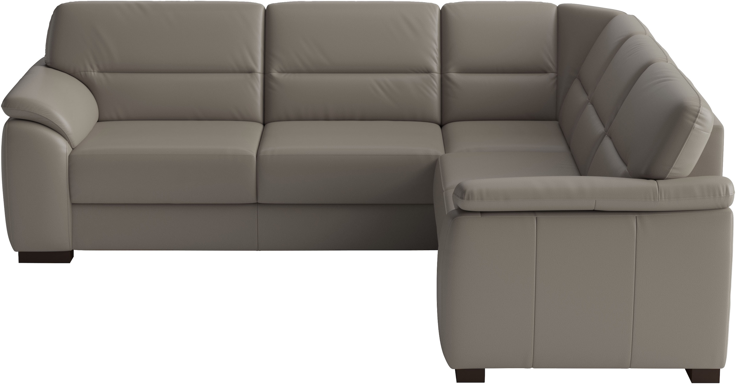 sit&more Ecksofa »Montego Leder, L-Form, B: 255cm« wahlweise mit Schlaffunktion und Schubkasten