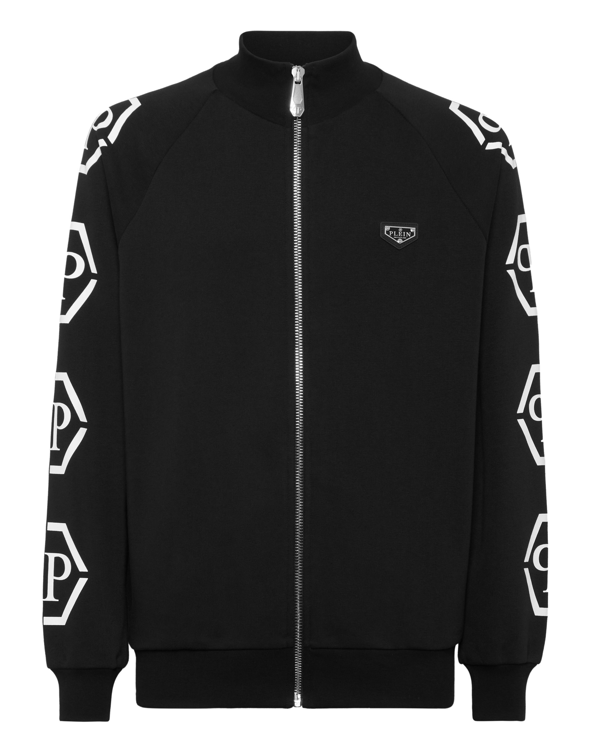PHILIPP PLEIN Yoga-Sweatjacke "Hexagon"