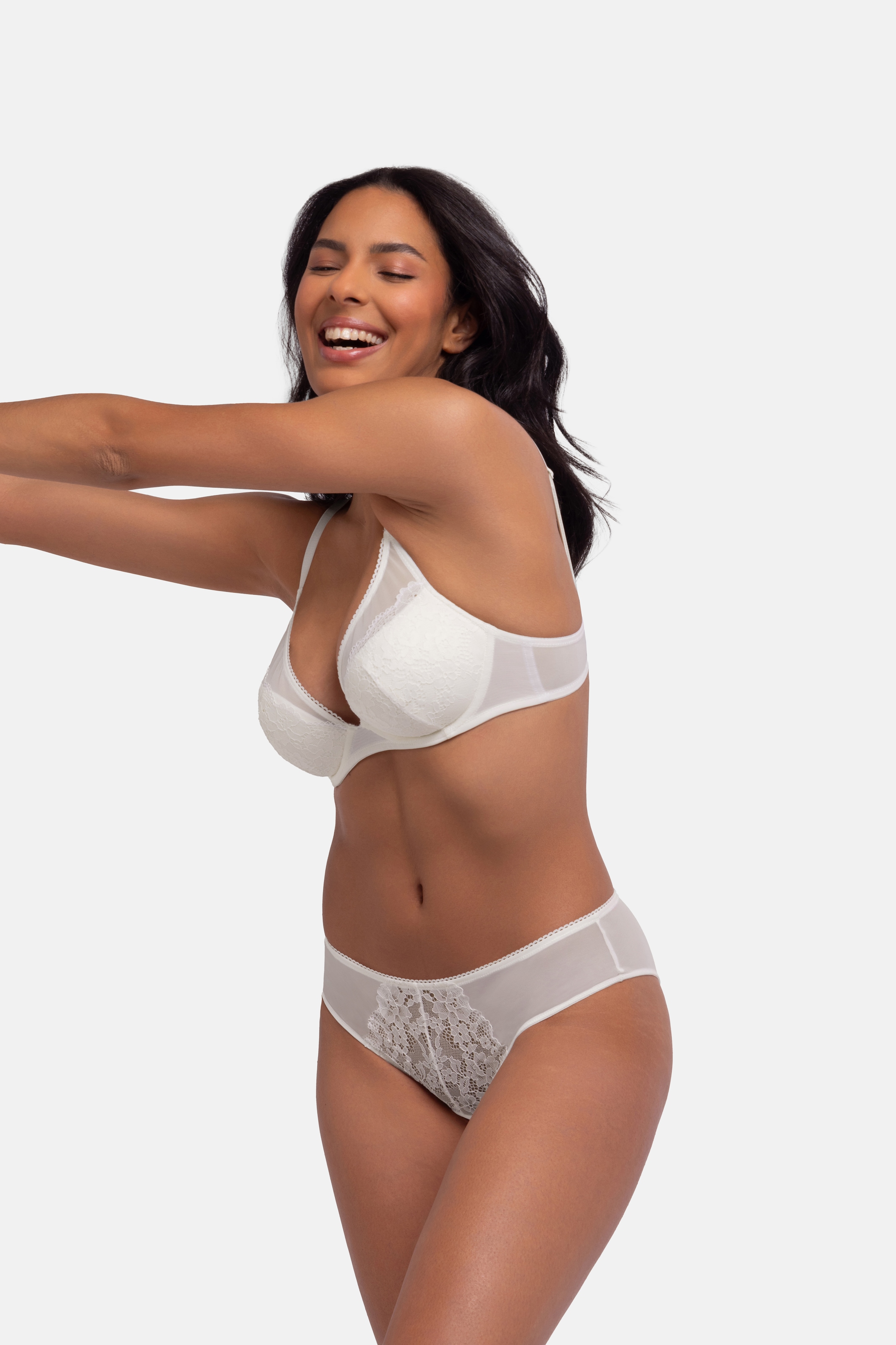 Dorina Bügel-BH »Padded Plunge«, leicht gepolstert, Mesh Details