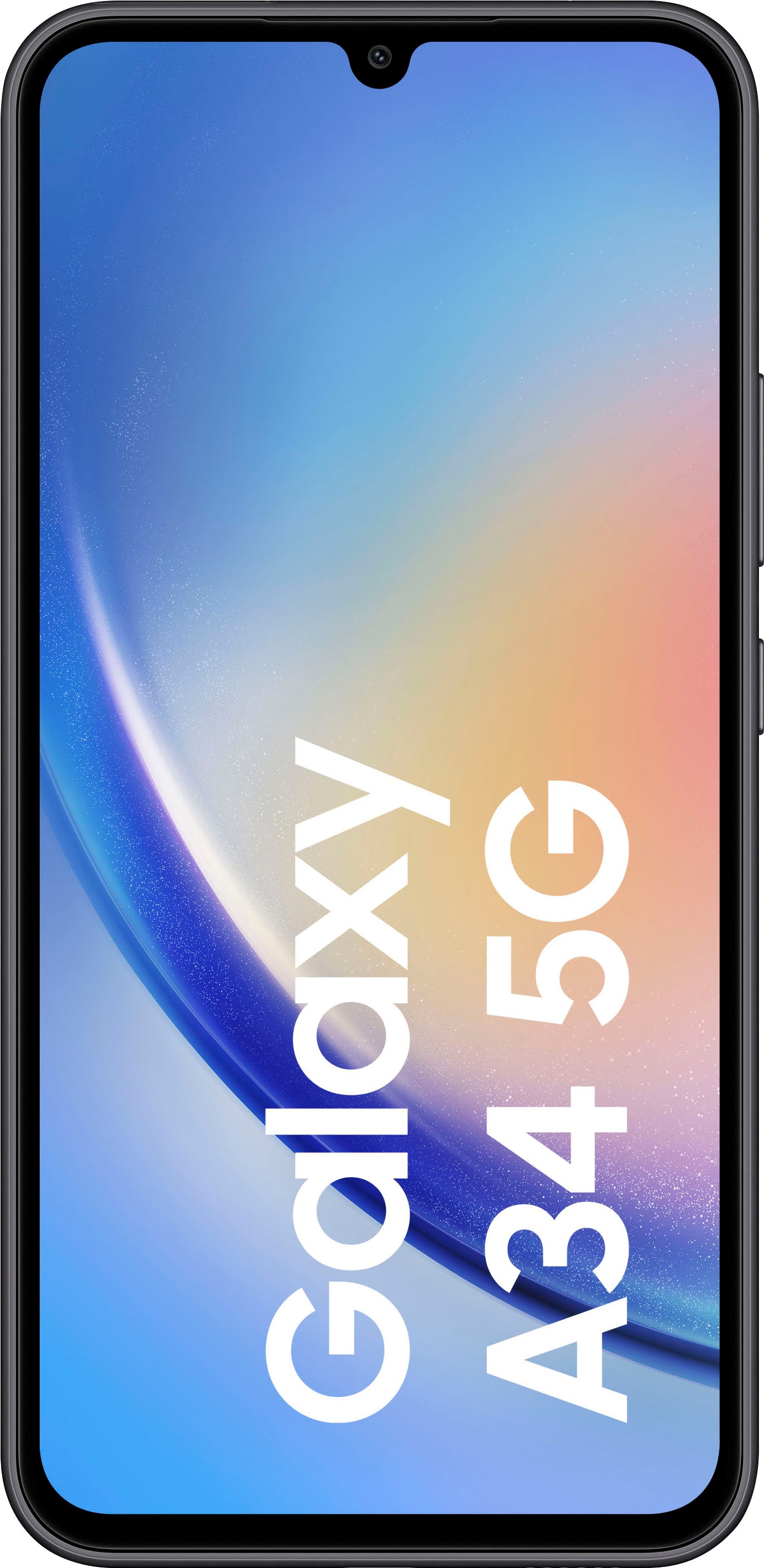 Samsung Smartphone »Galaxy A34 5G 256GB«, schwarz, 16,65 cm/6,6 Zoll, 256 GB Speicherplatz, 48 MP Kamera