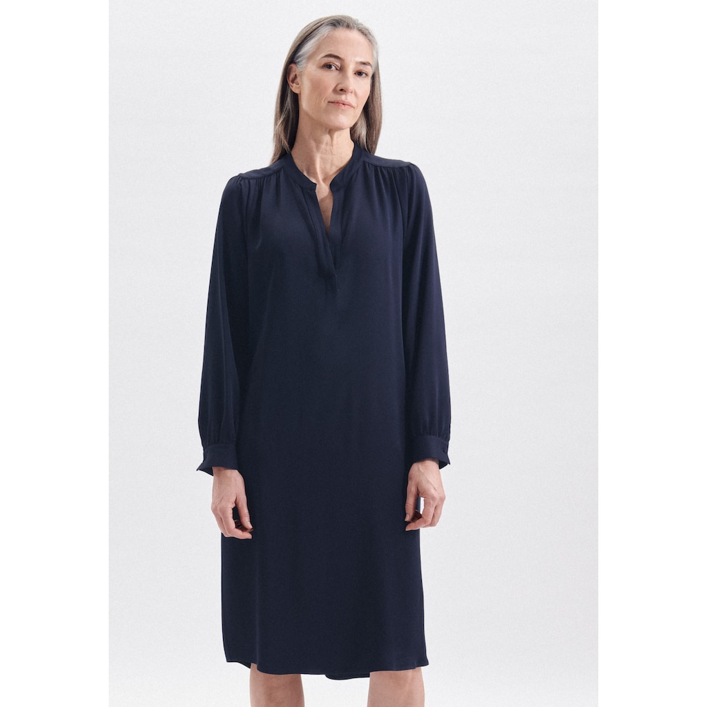 seidensticker Sommerkleid »Schwarze Rose« Langarm V-Neck Uni seidensticker Sommerkleid »Schwarze Rose« Langarm V-Neck Uni