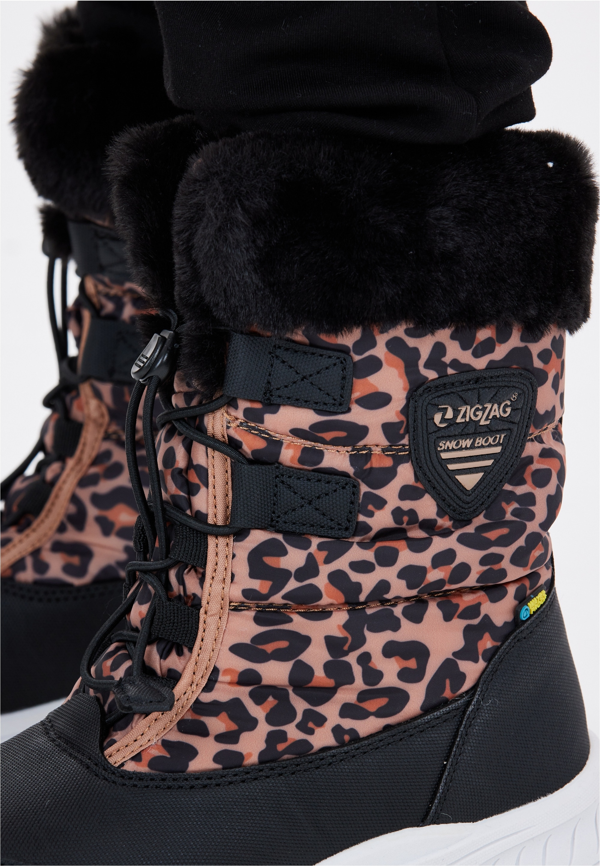 ZIGZAG Stiefel »Wesend«, mit bequemem Kunstfellbesatz und Allwetterprofil