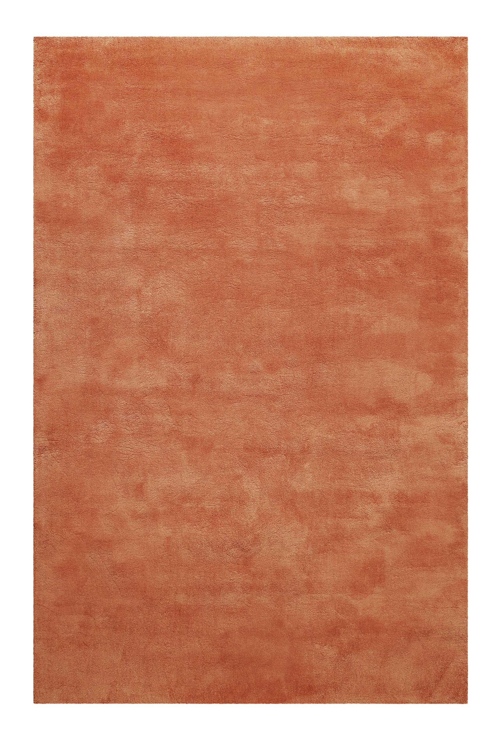 Teppich HOMIE LIVING "Sienna", orange, B:200cm H:20mm L:200cm, Polyester, Teppiche, Teppich, Hochflor, Microfaser, uni, weich & kuschelig, Wohnzimmer, Schlafzimmer